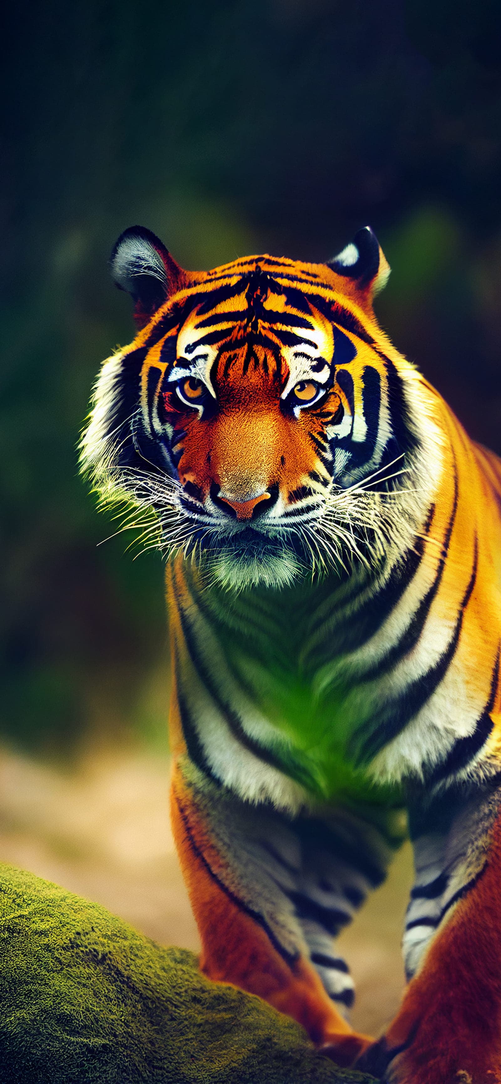 Striking Tiger - Pro phone wallpaper