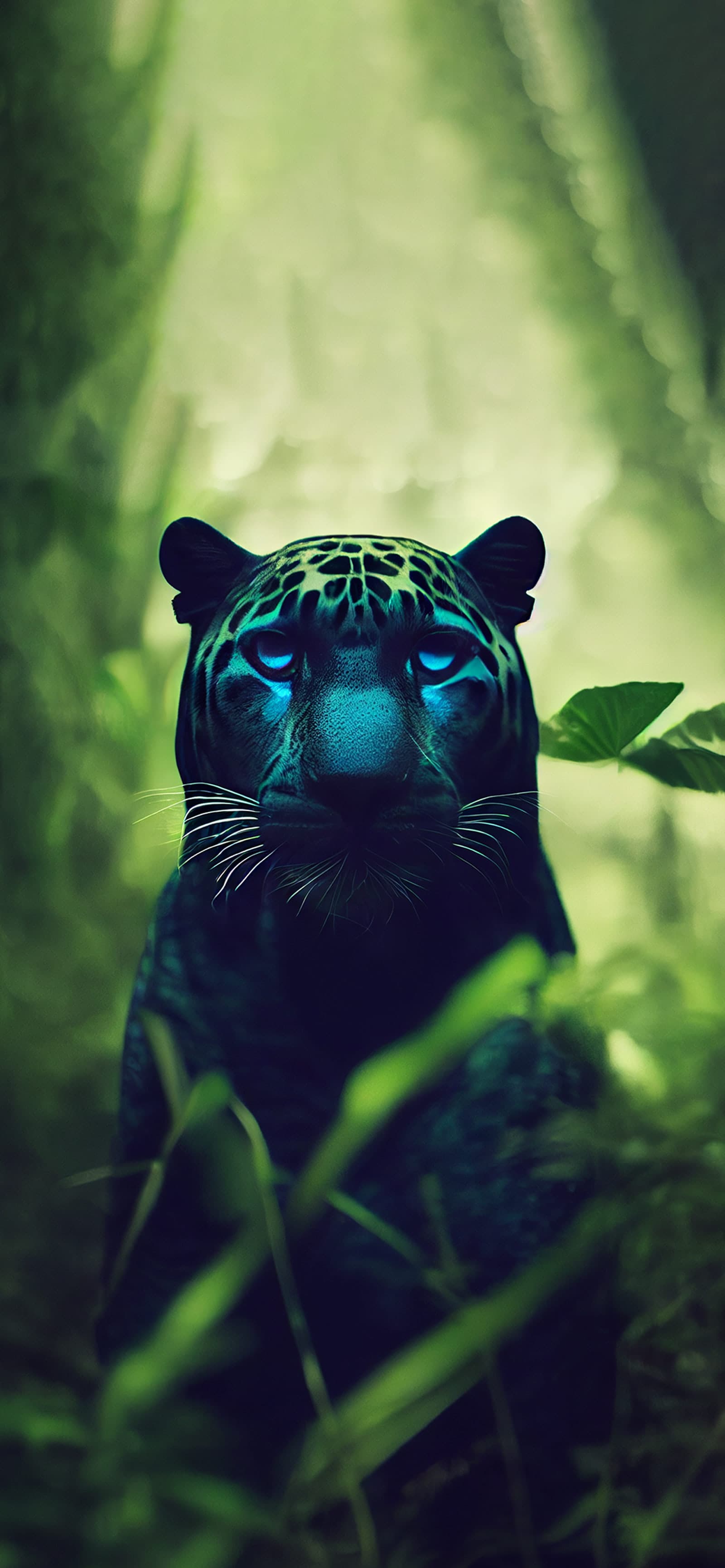 Jungle Panther Stare - Pro phone wallpaper
