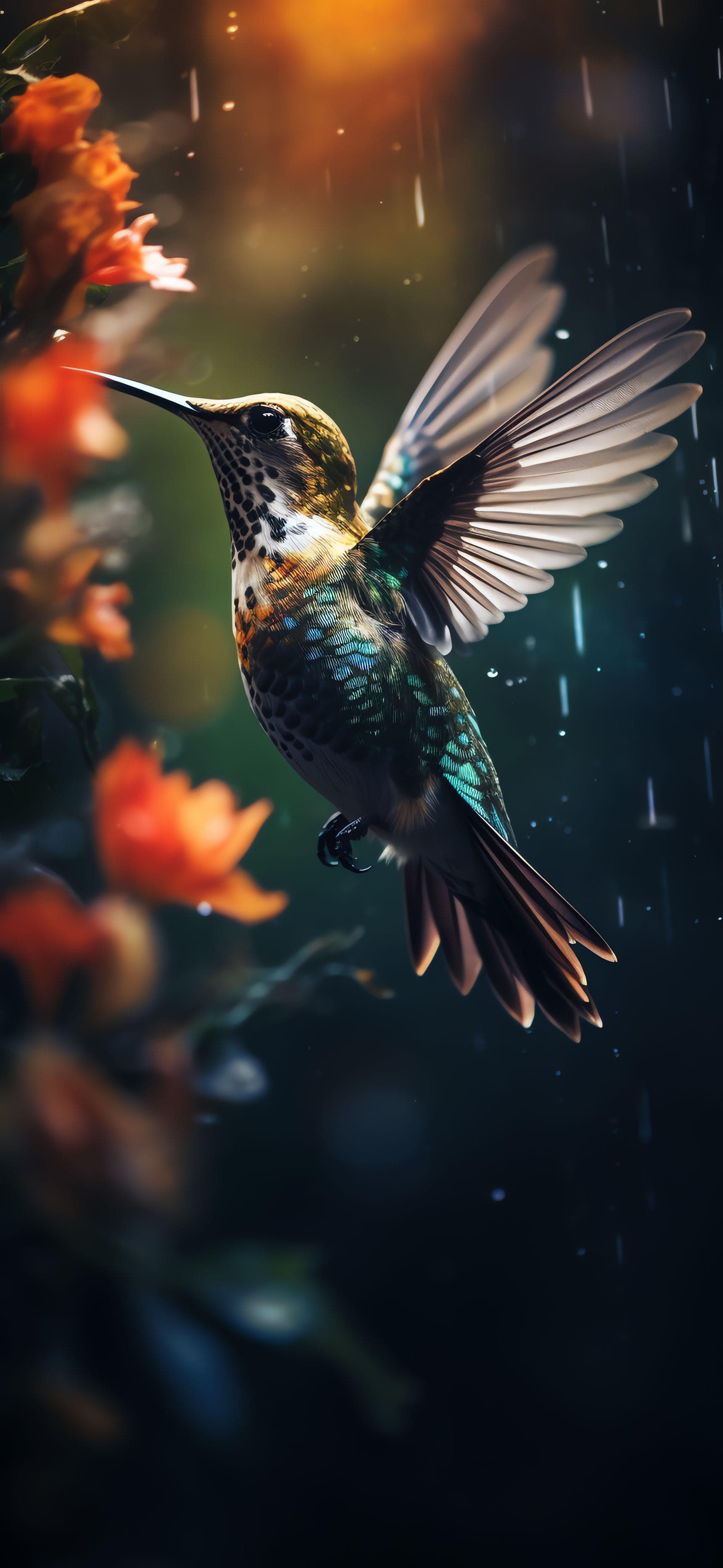 Hummingbird Flight - Pro phone wallpaper