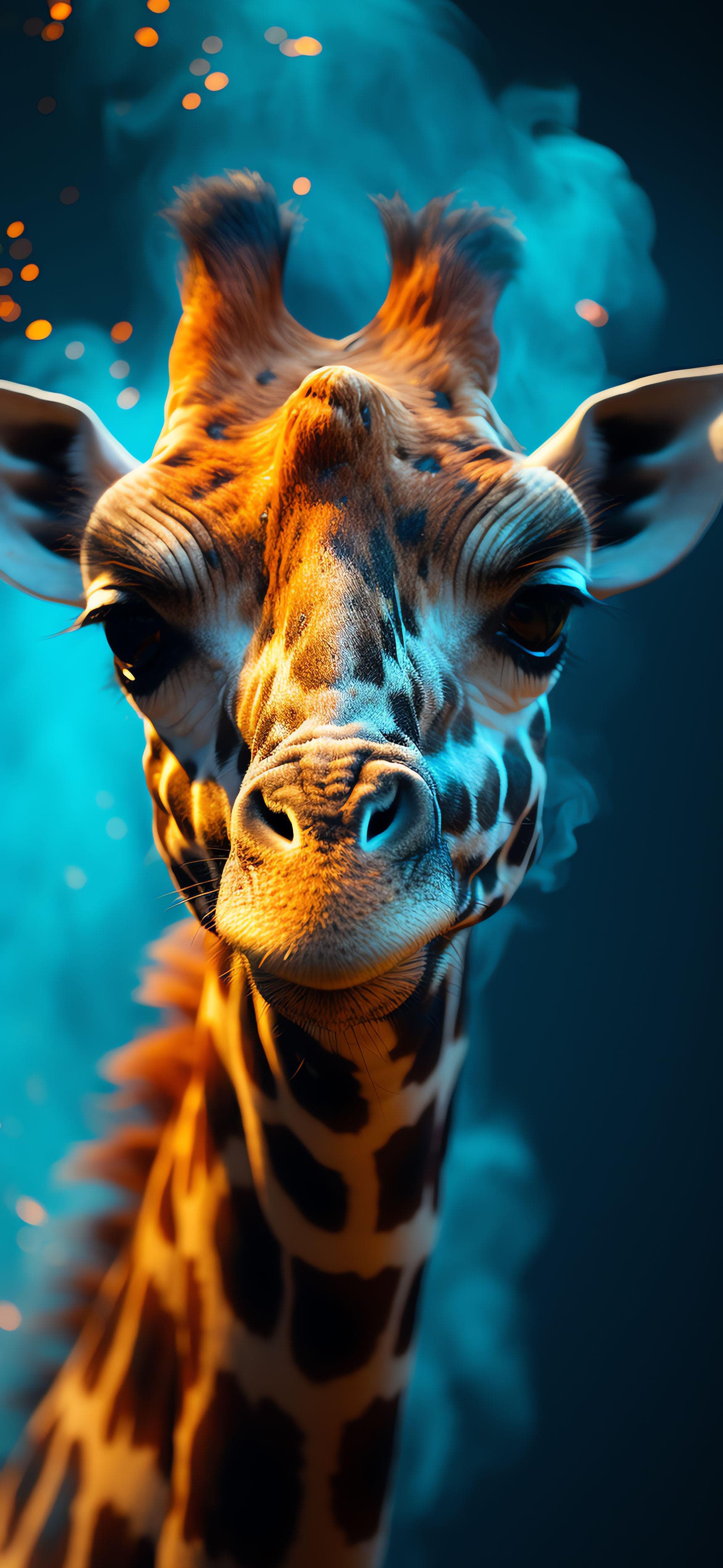 Giraffe Smoky Gaze - Pro phone wallpaper