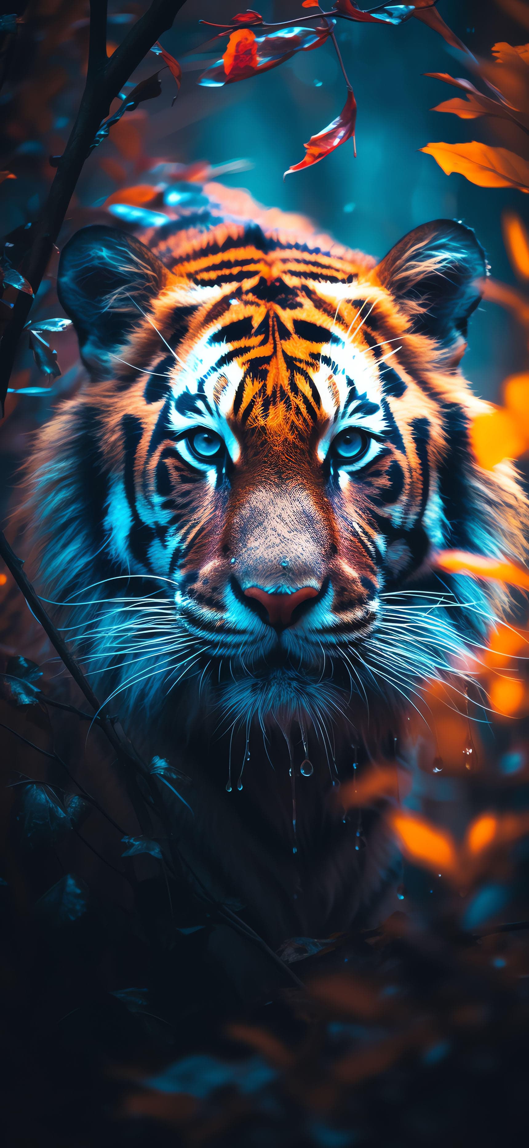 Tiger Gaze - Pro phone wallpaper