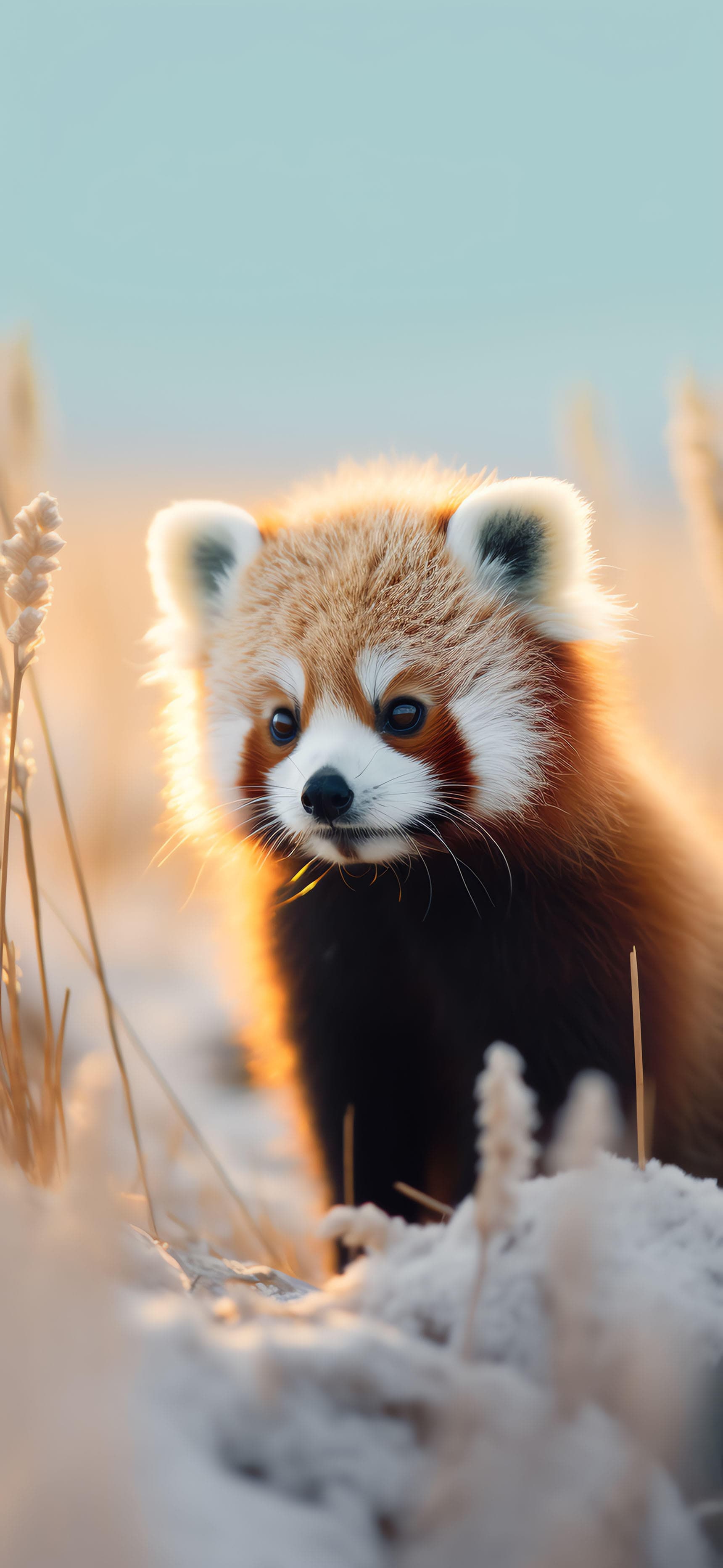 Red Panda Portrait - Pro phone wallpaper