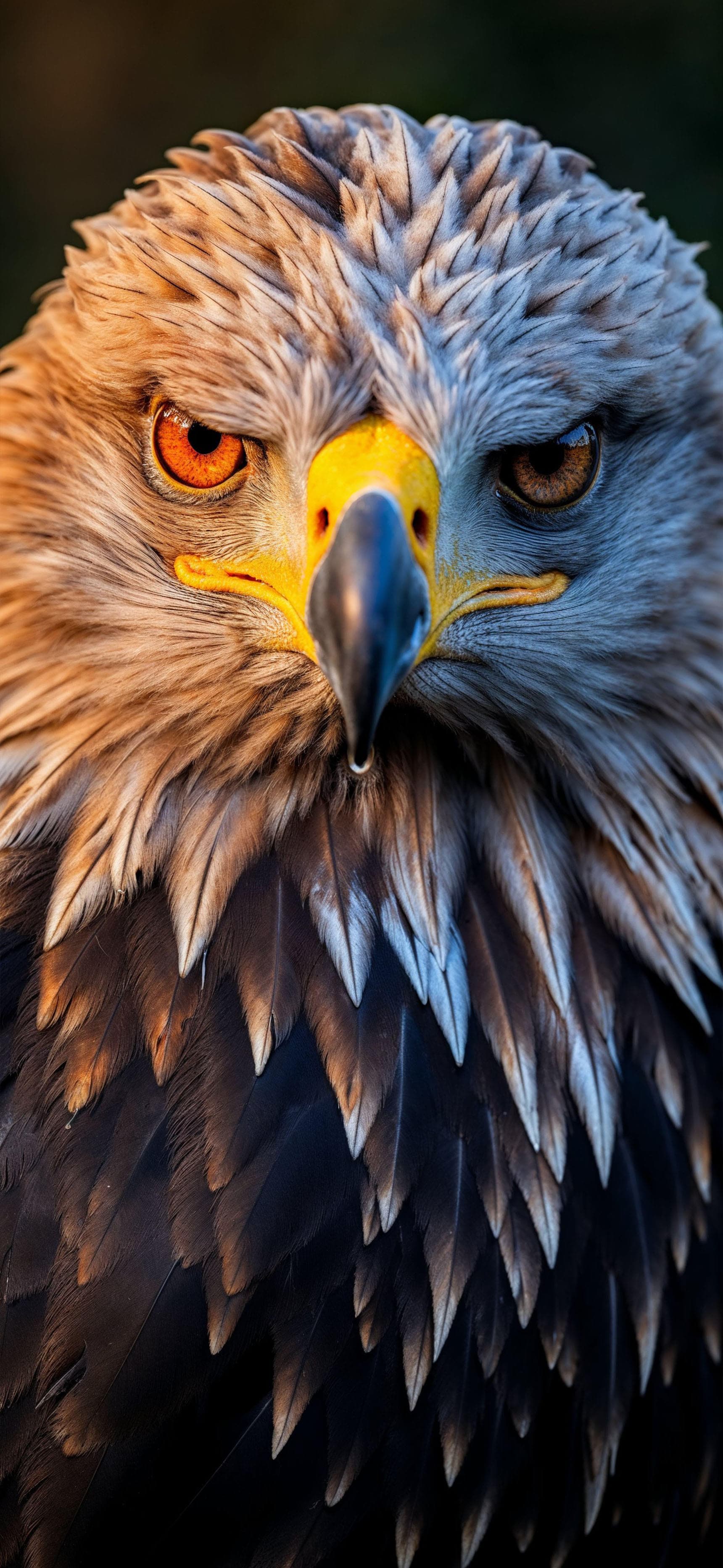 Golden Eagle Stare - Pro phone wallpaper