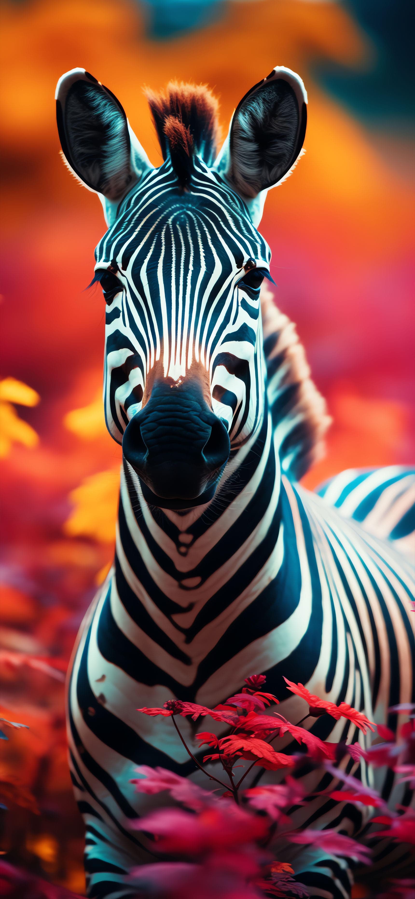 Zebra Portrait - Pro phone wallpaper