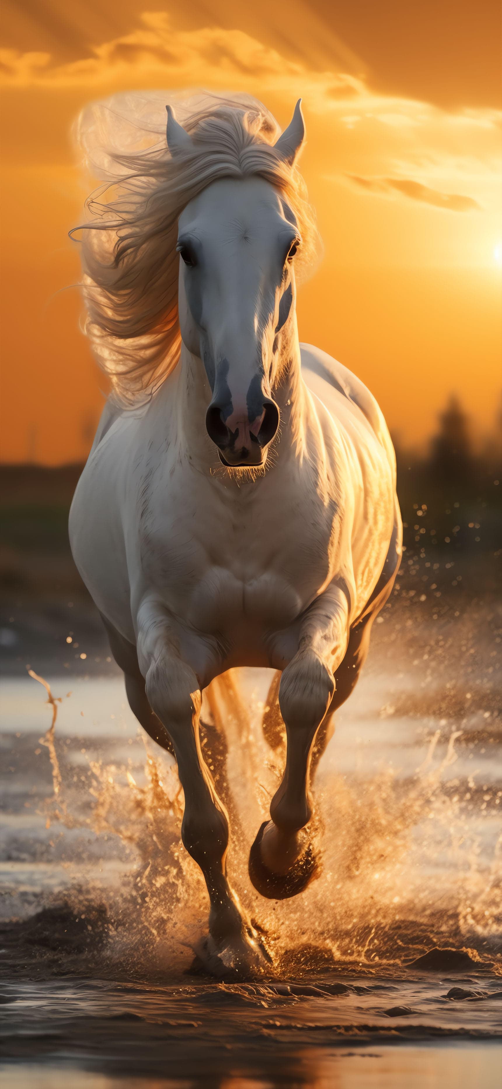 Galloping Sunlight - Pro phone wallpaper