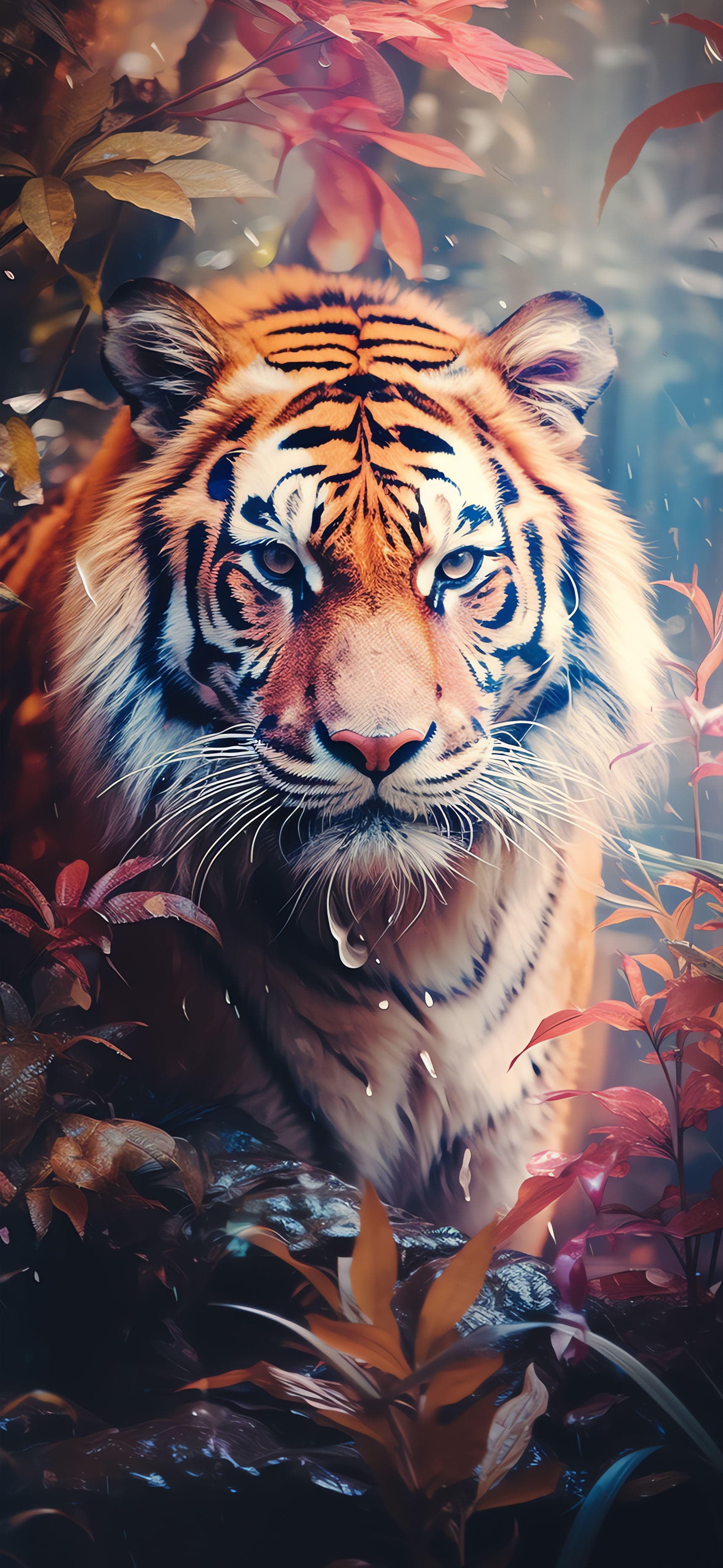 Tiger Portrait Wildlife - Pro phone wallpaper