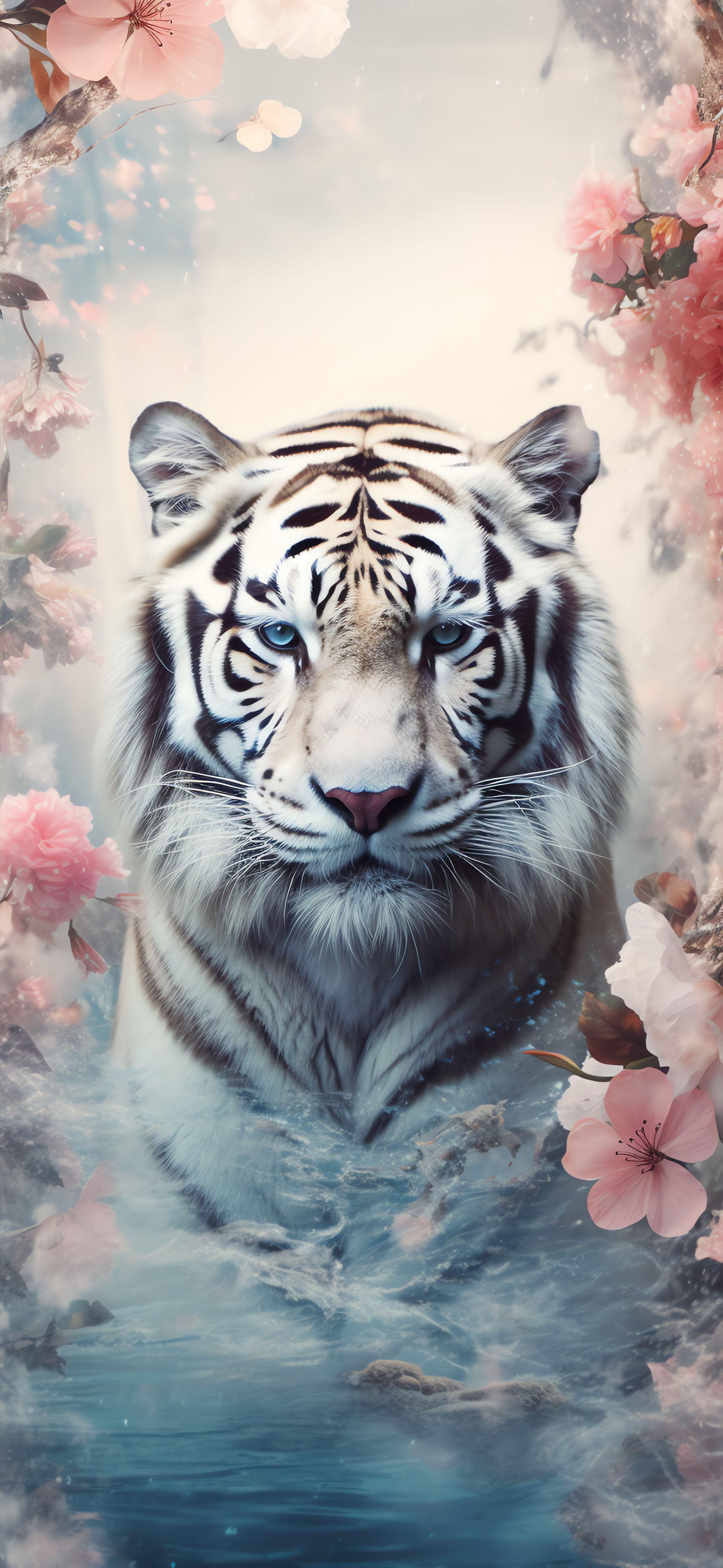 Tiger Blossom - Pro phone wallpaper