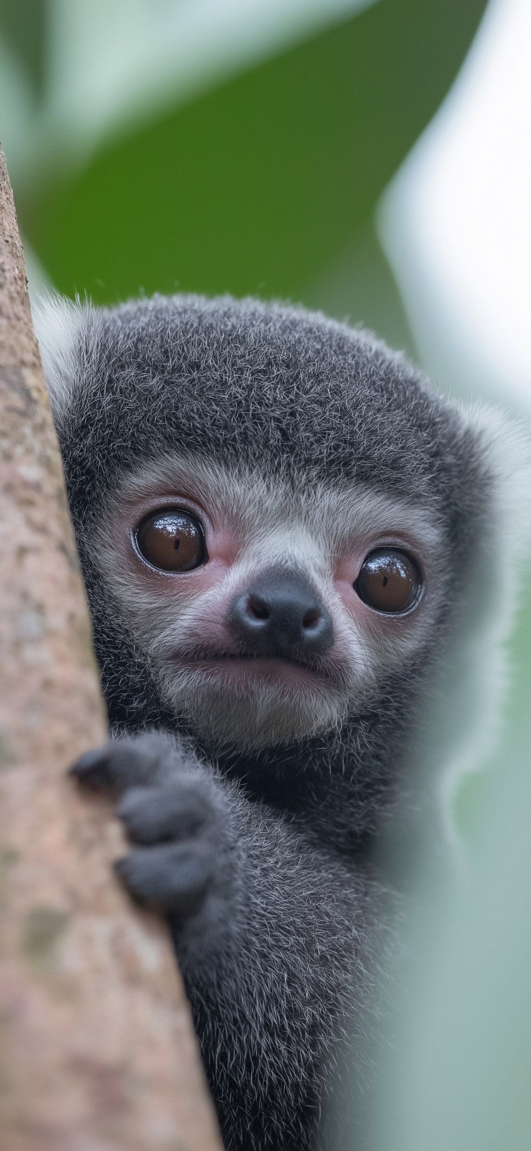 Baby Lemur Eyes - Pro phone wallpaper