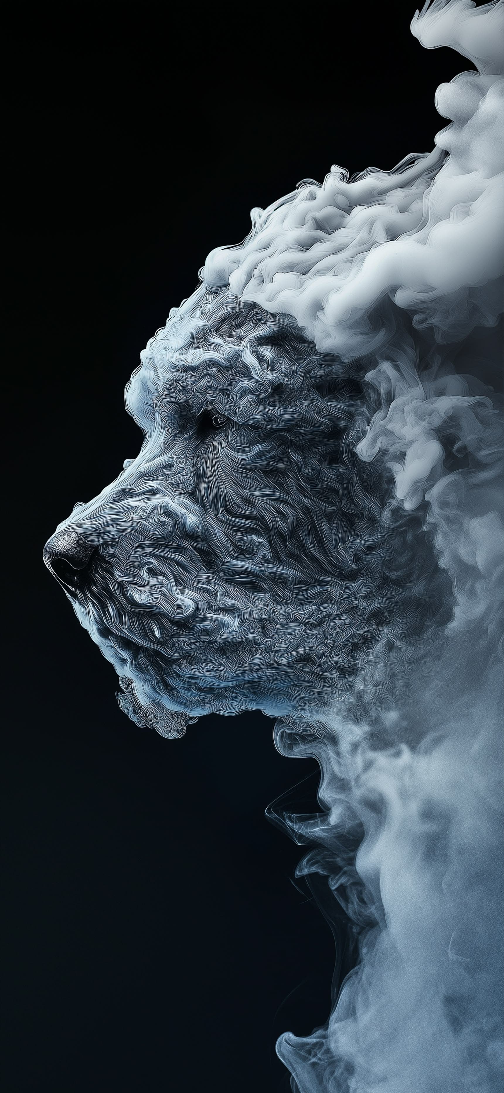 Smoke Lion - Pro phone wallpaper