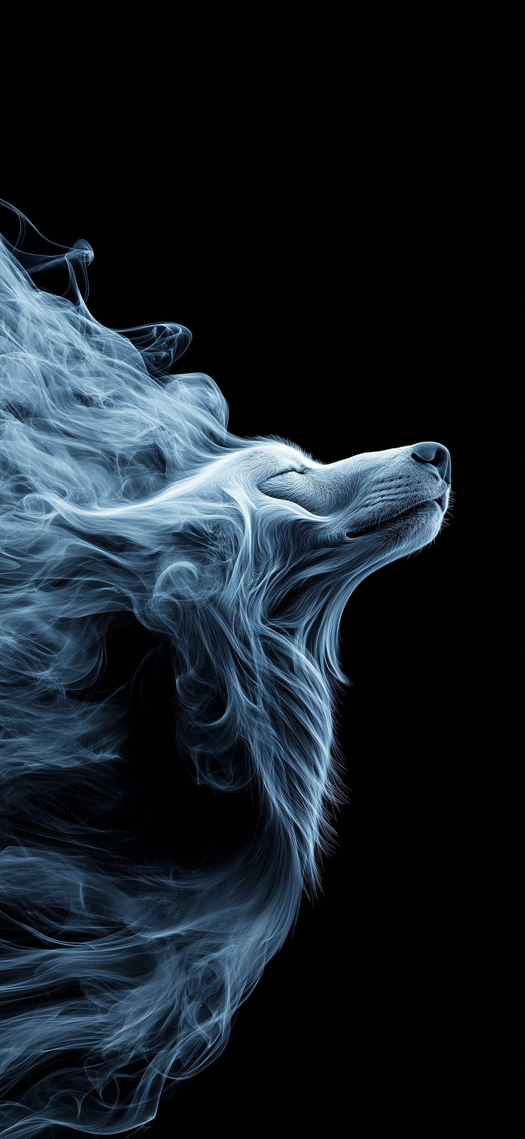 Wolf of Mist - Pro phone wallpaper