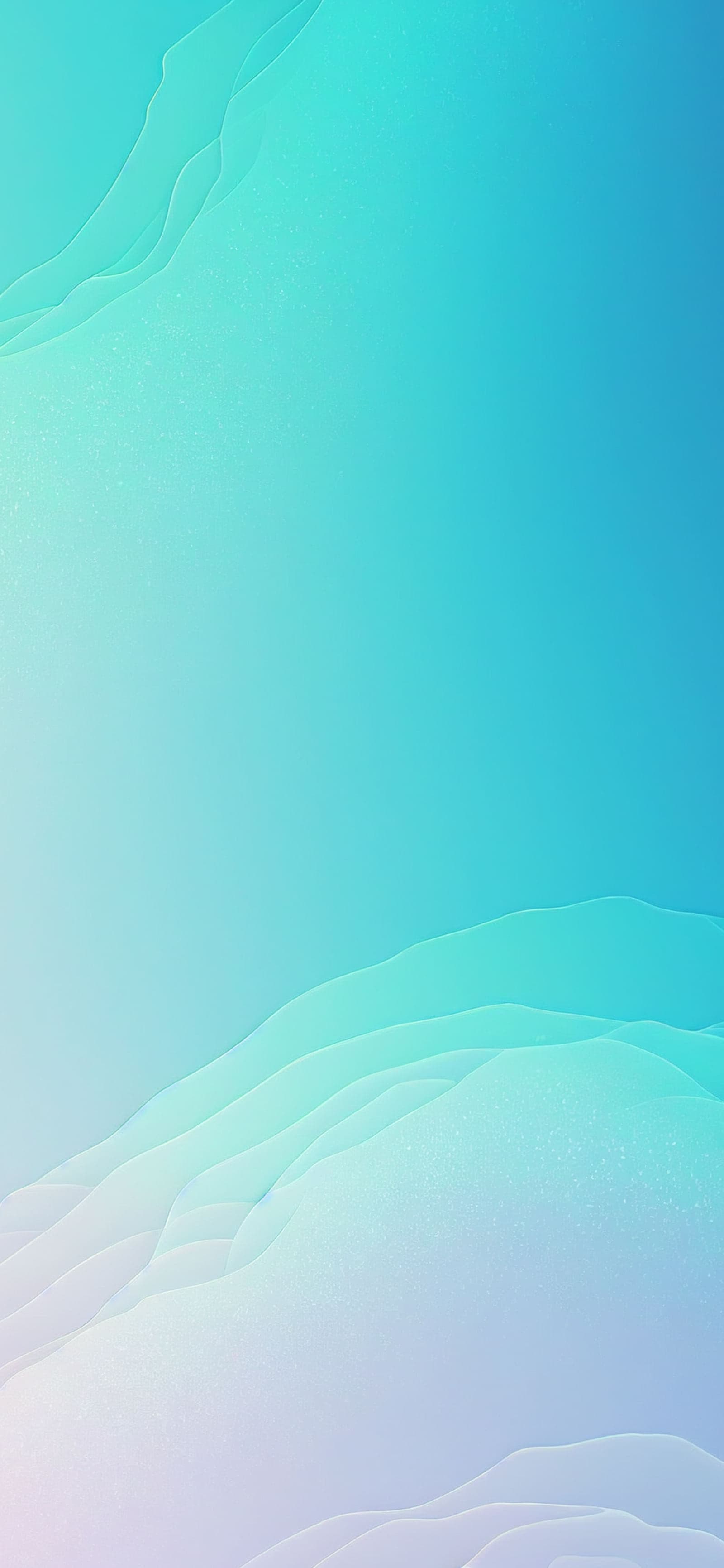 Aqua Serene Waves - Pro phone wallpaper