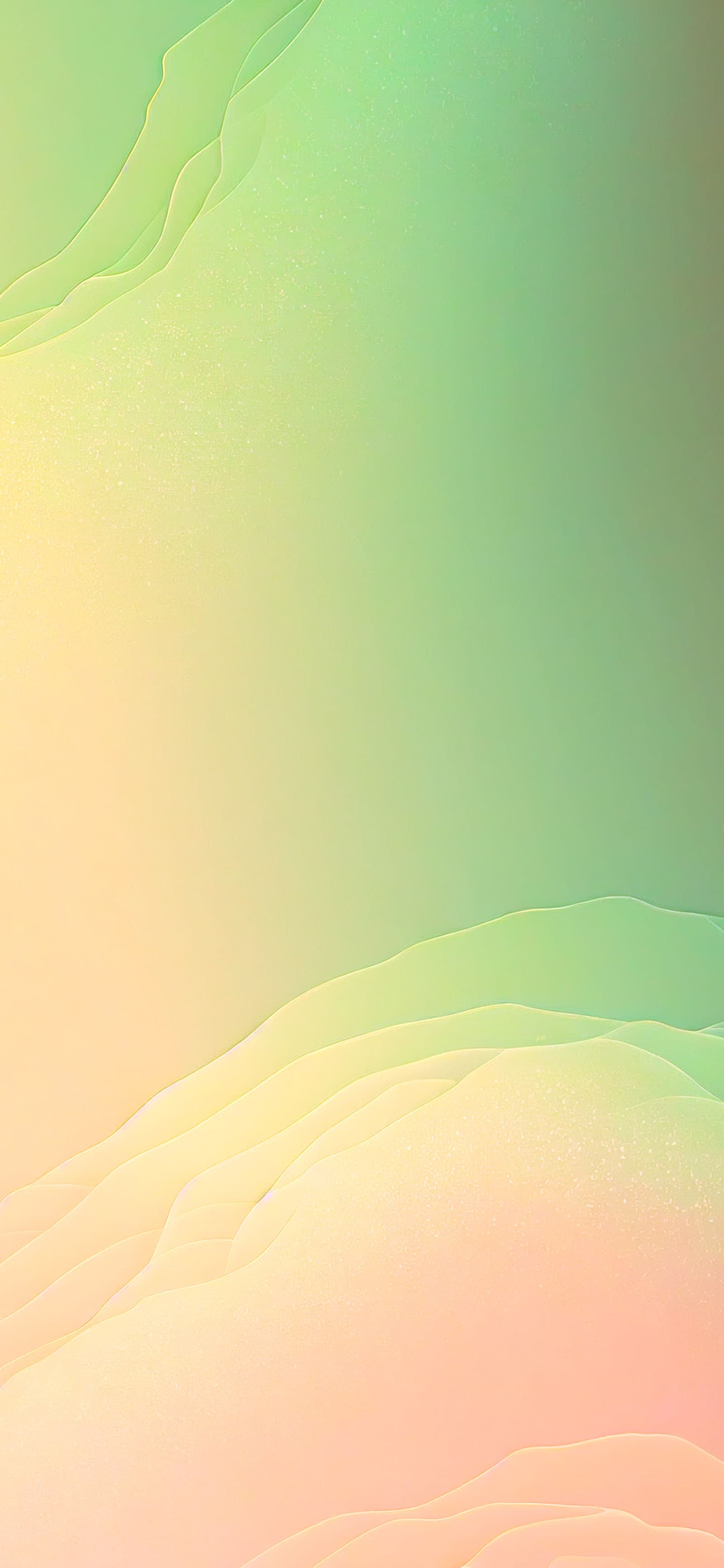 Lime Pastel Swirls - Pro phone wallpaper