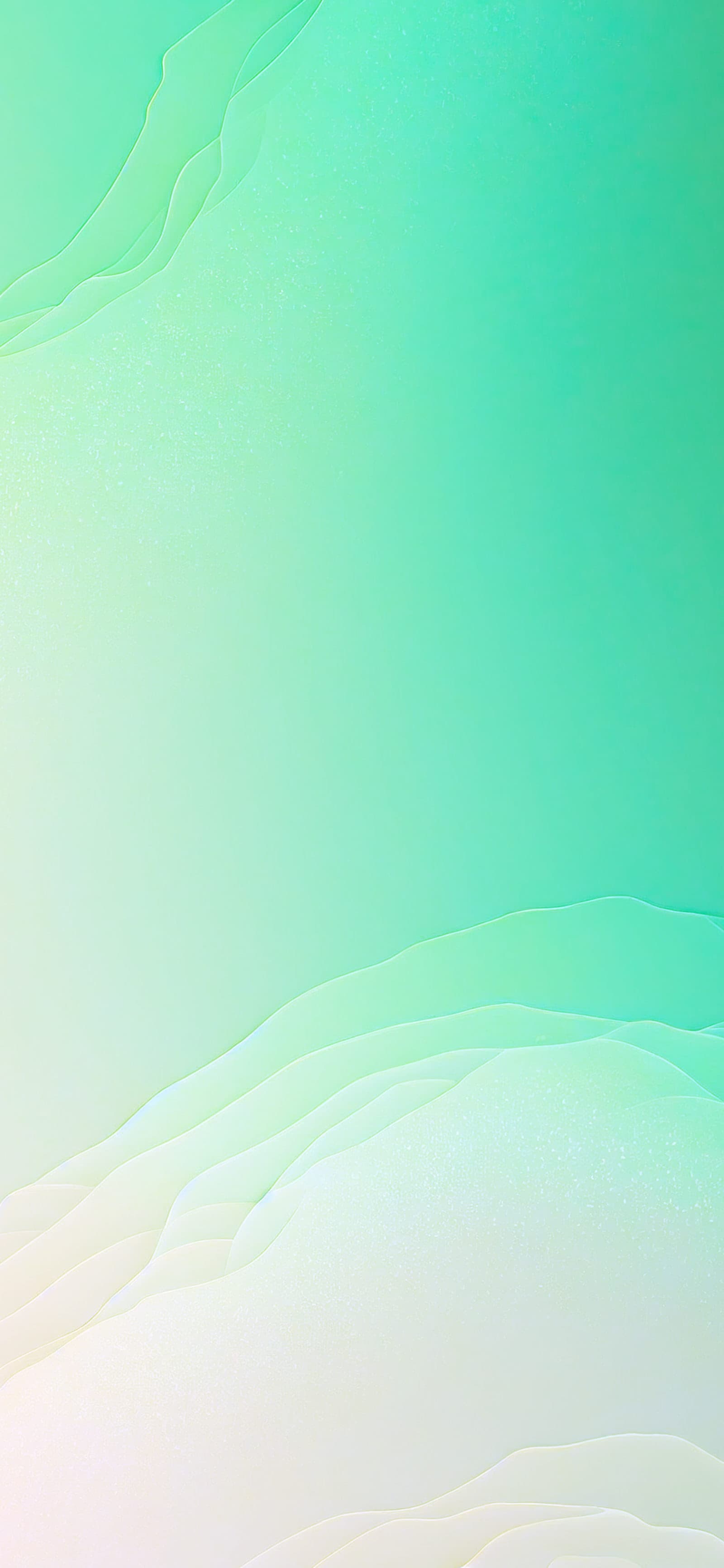 Mint Green Waves - Pro phone wallpaper