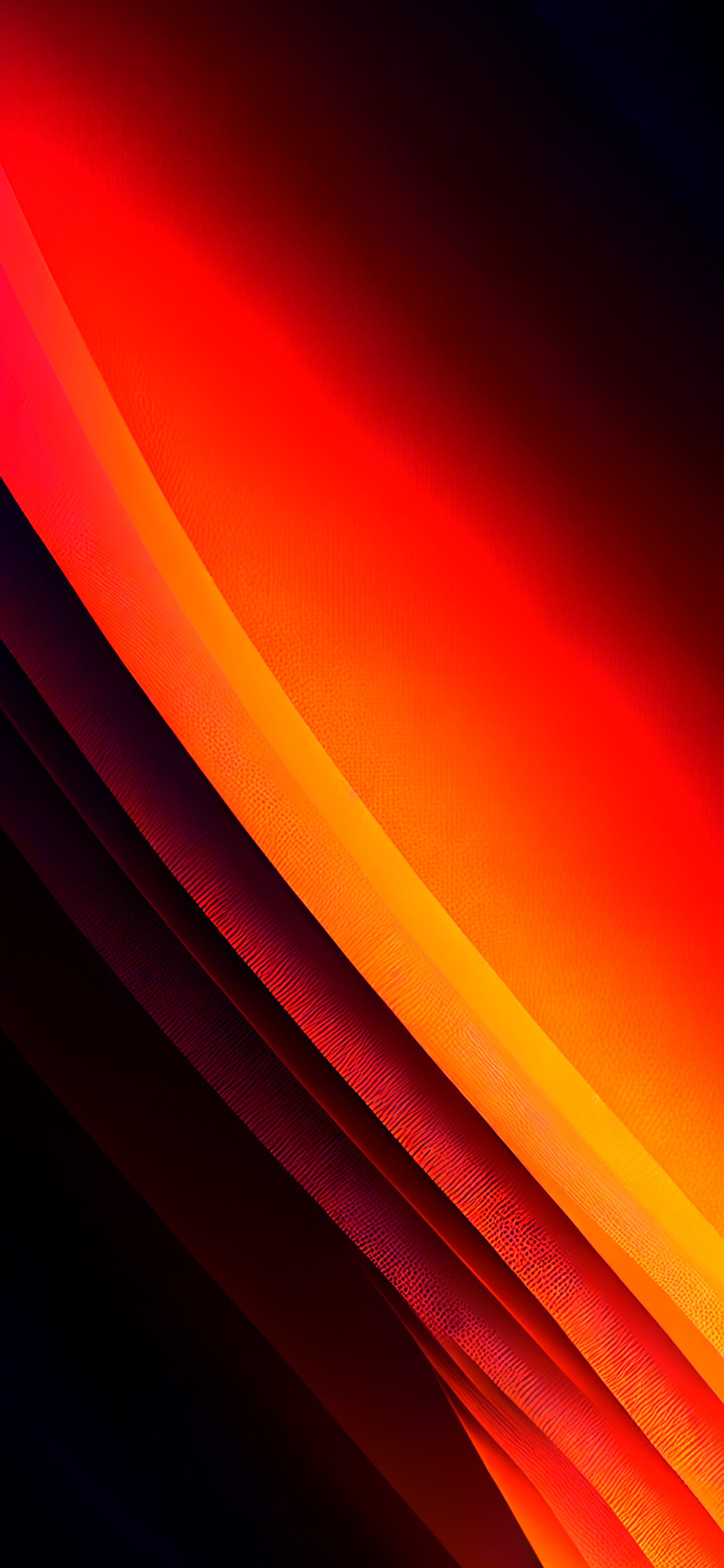 Fiery Abstract Layers - Pro phone wallpaper