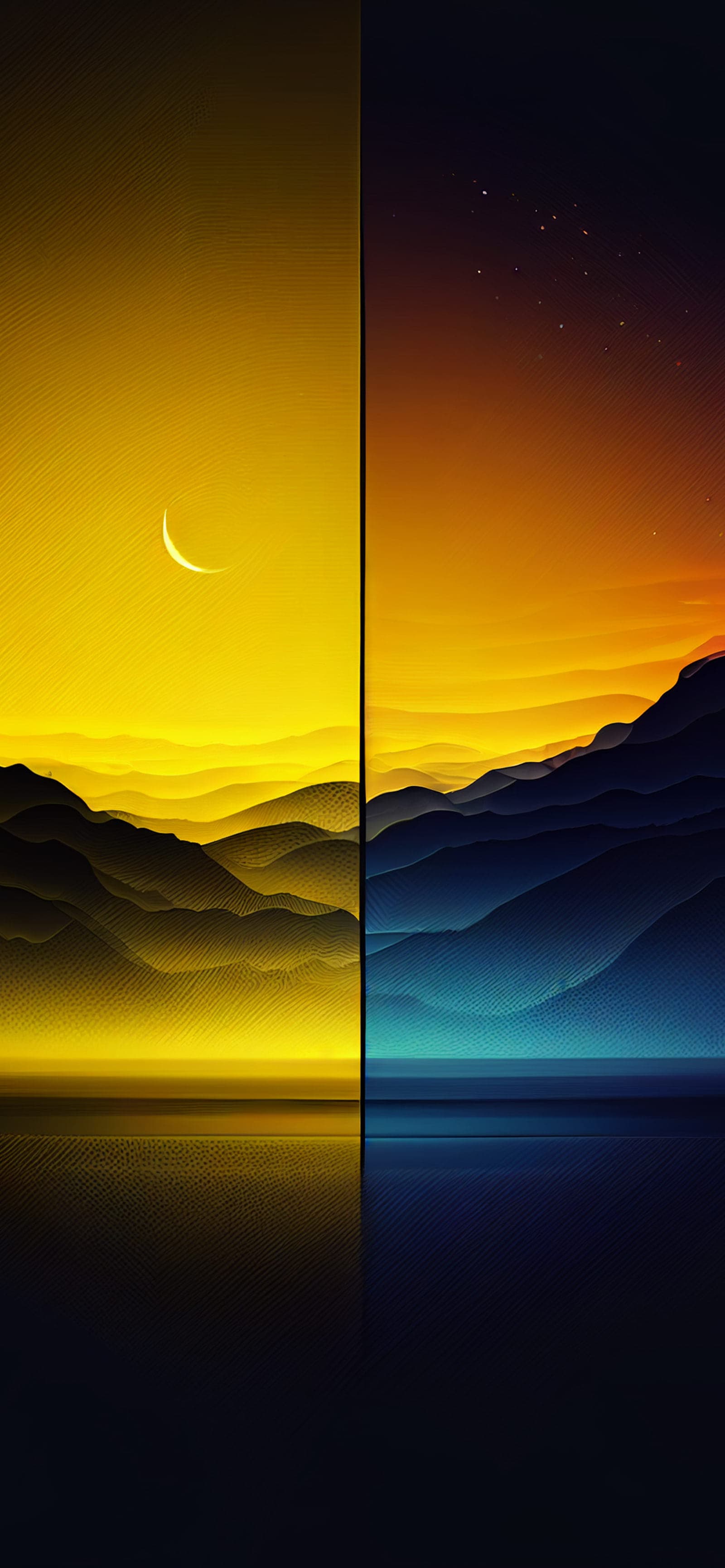 Dual Horizon - Pro phone wallpaper