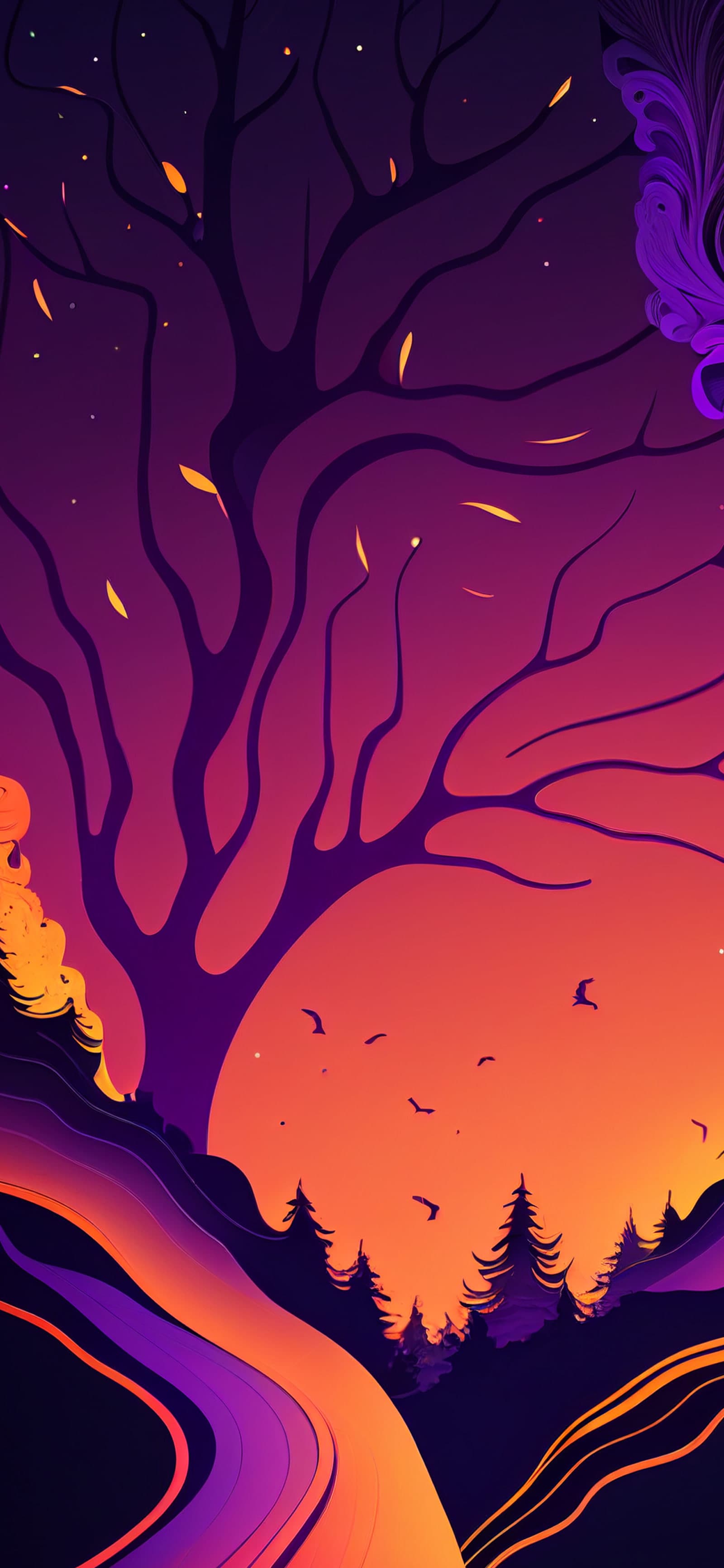 Enchanted Autumn - Pro phone wallpaper