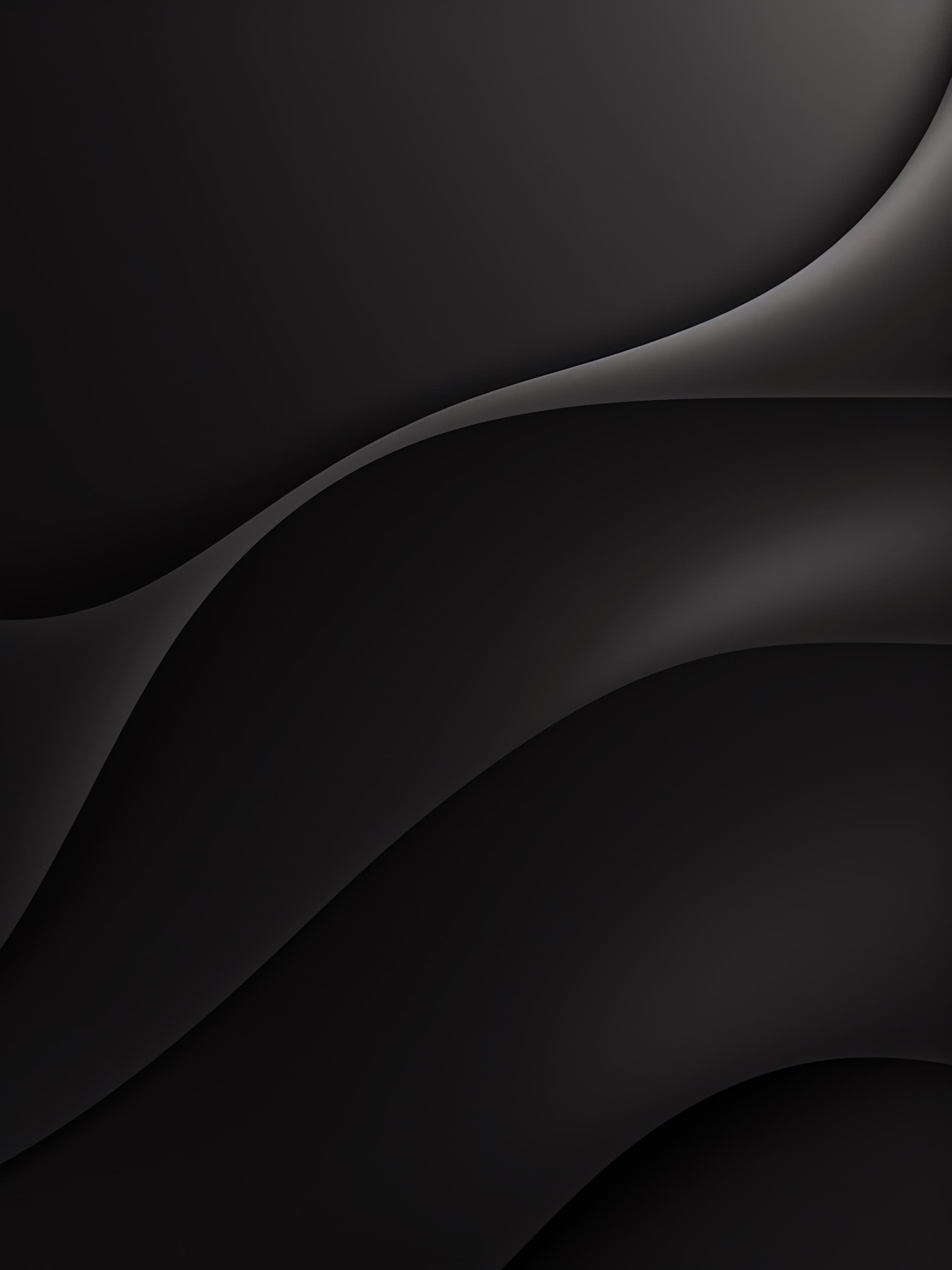 Dark Flowing Curves - Pro phone wallpaper