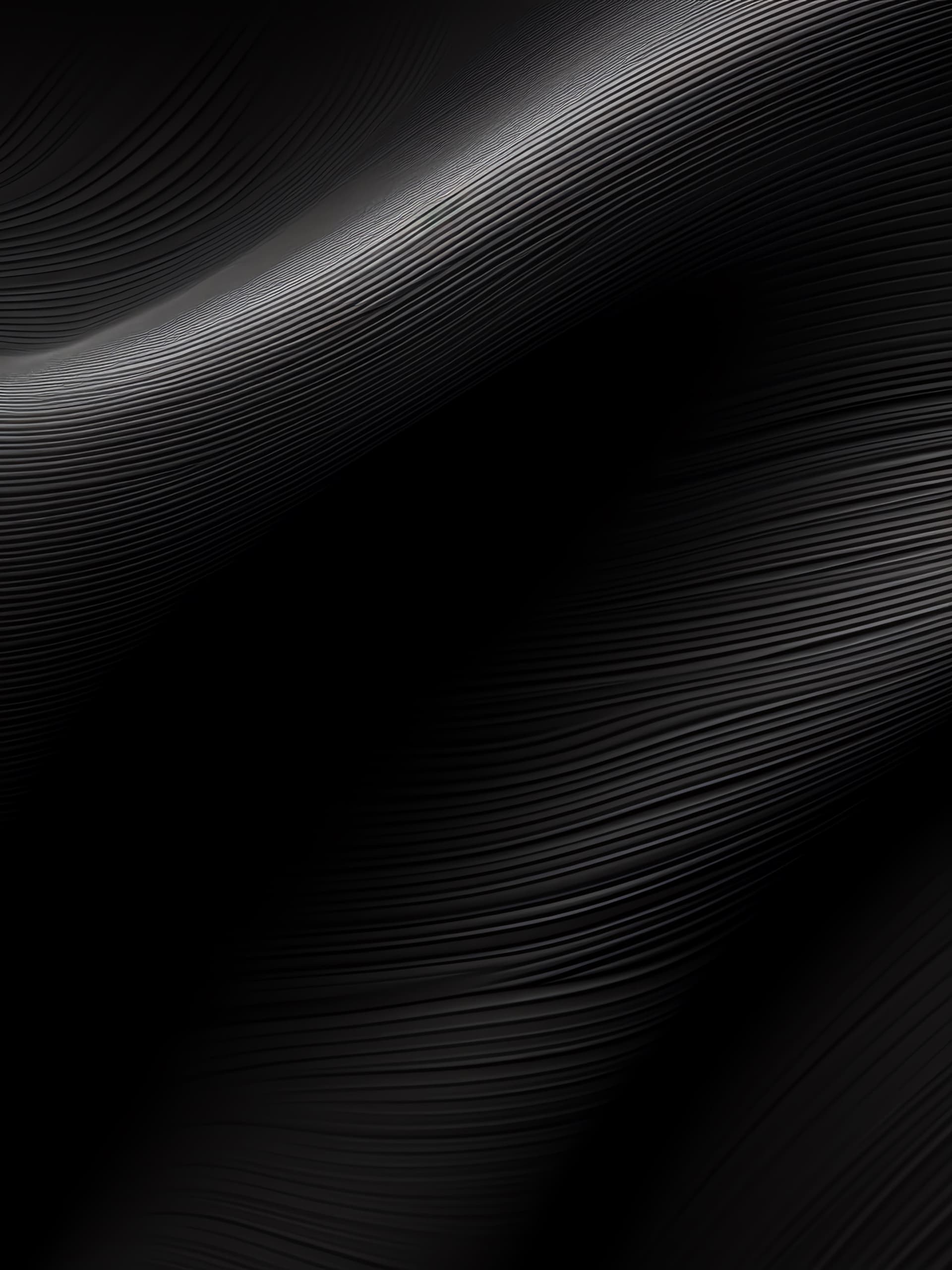 Monochrome Waves - Pro phone wallpaper