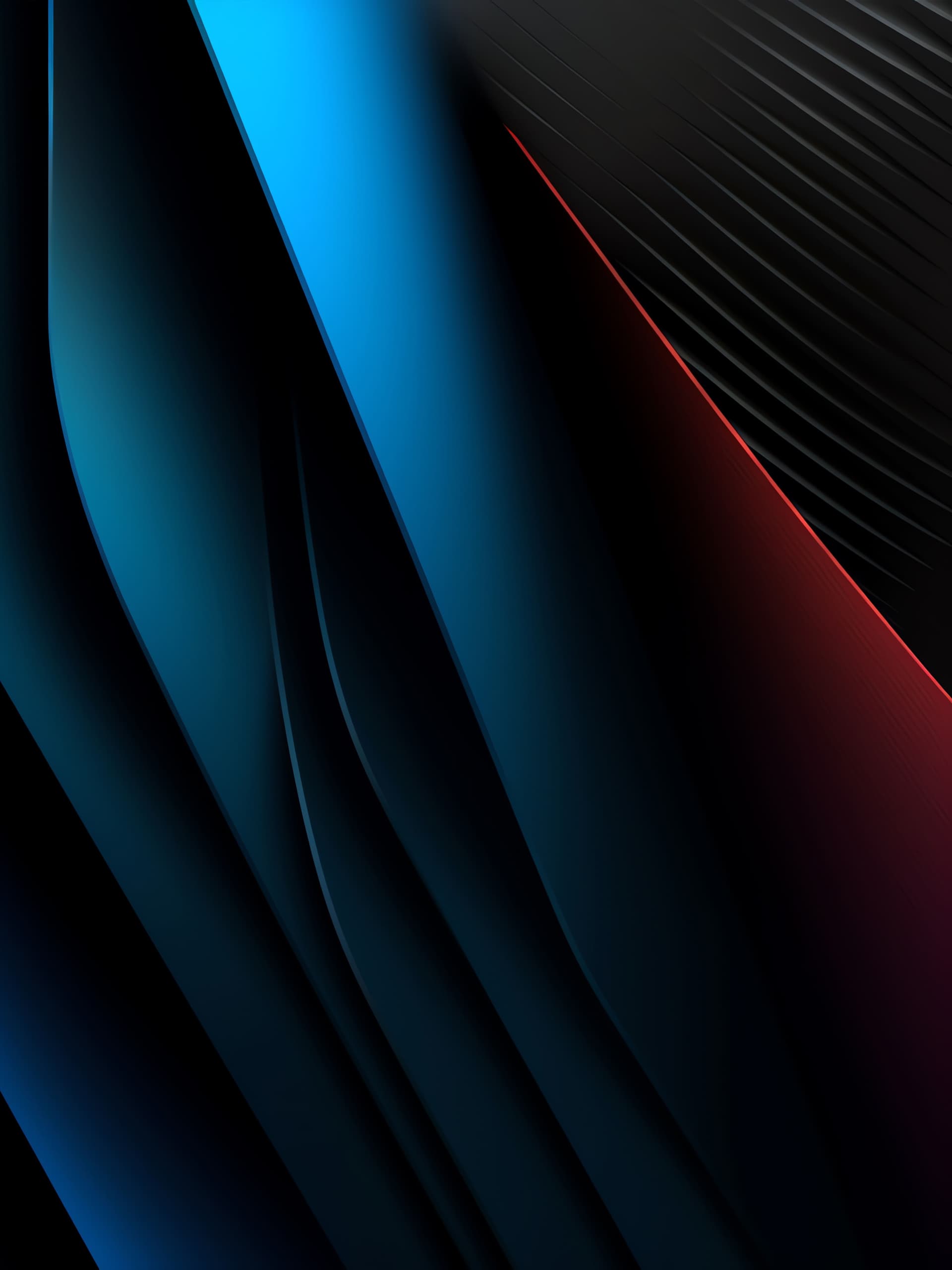 Abstract Blue Curves - Pro phone wallpaper