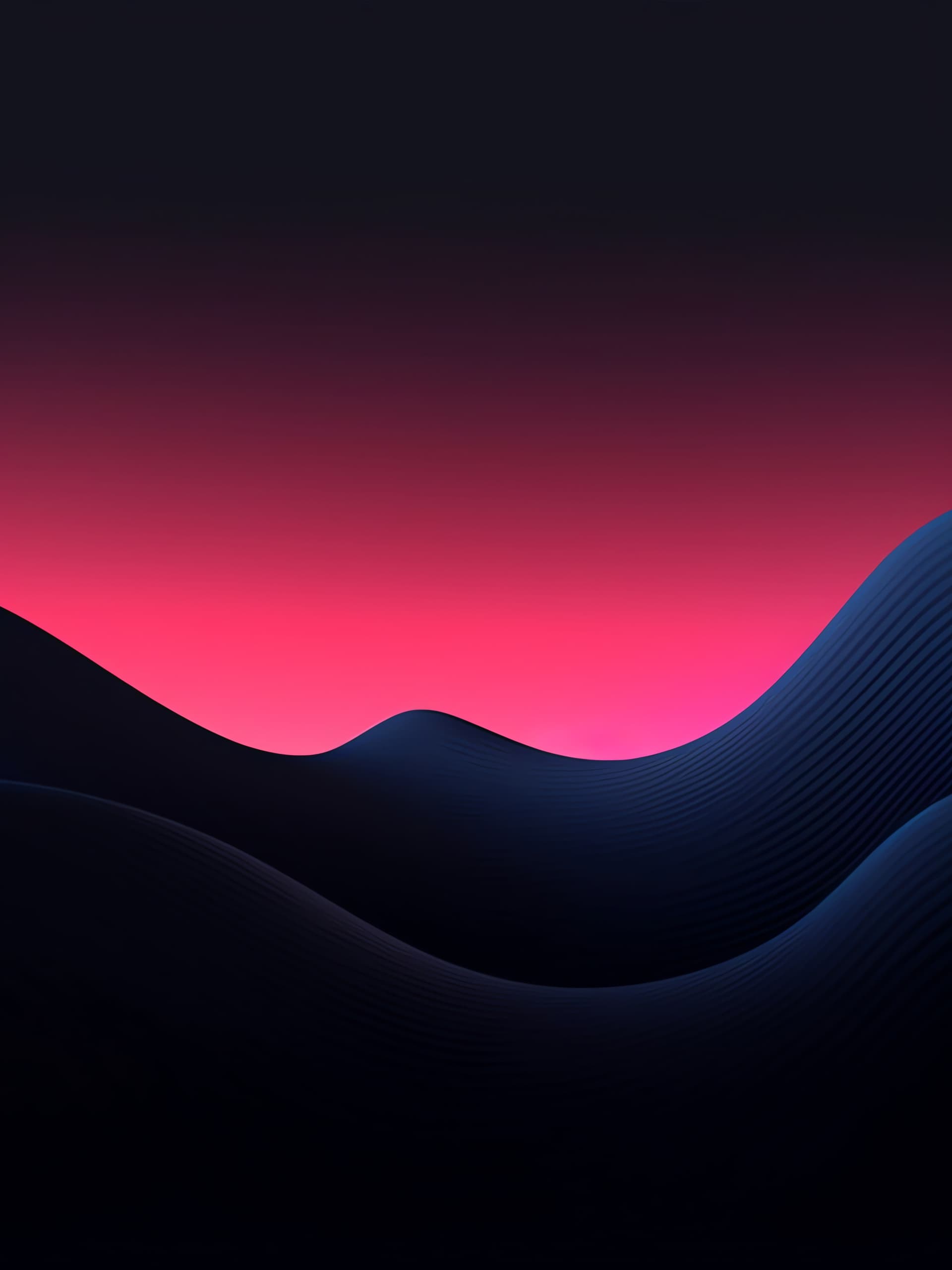 Crimson Ridges - Pro phone wallpaper
