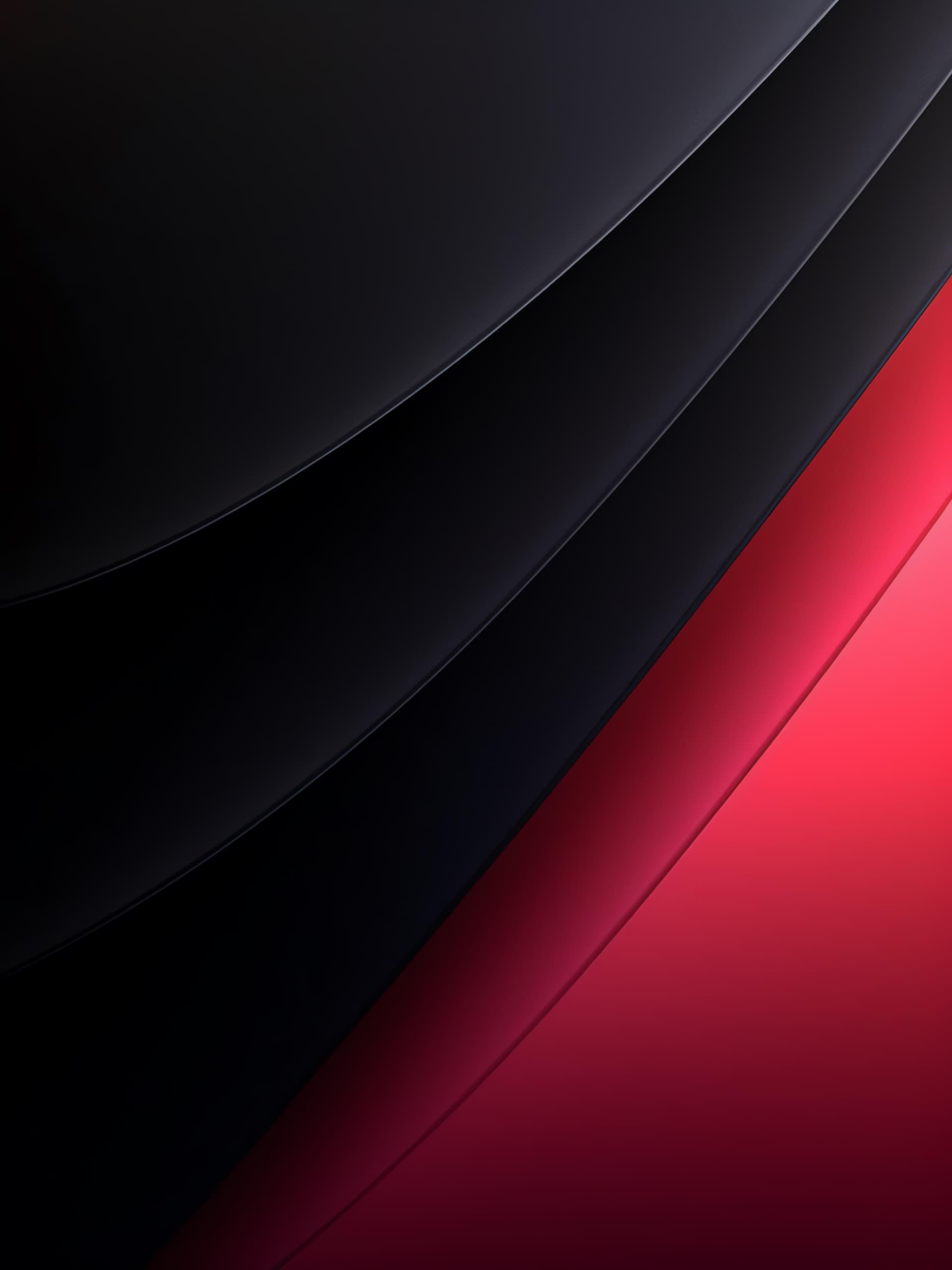 Crimson Dark Curves - Pro phone wallpaper