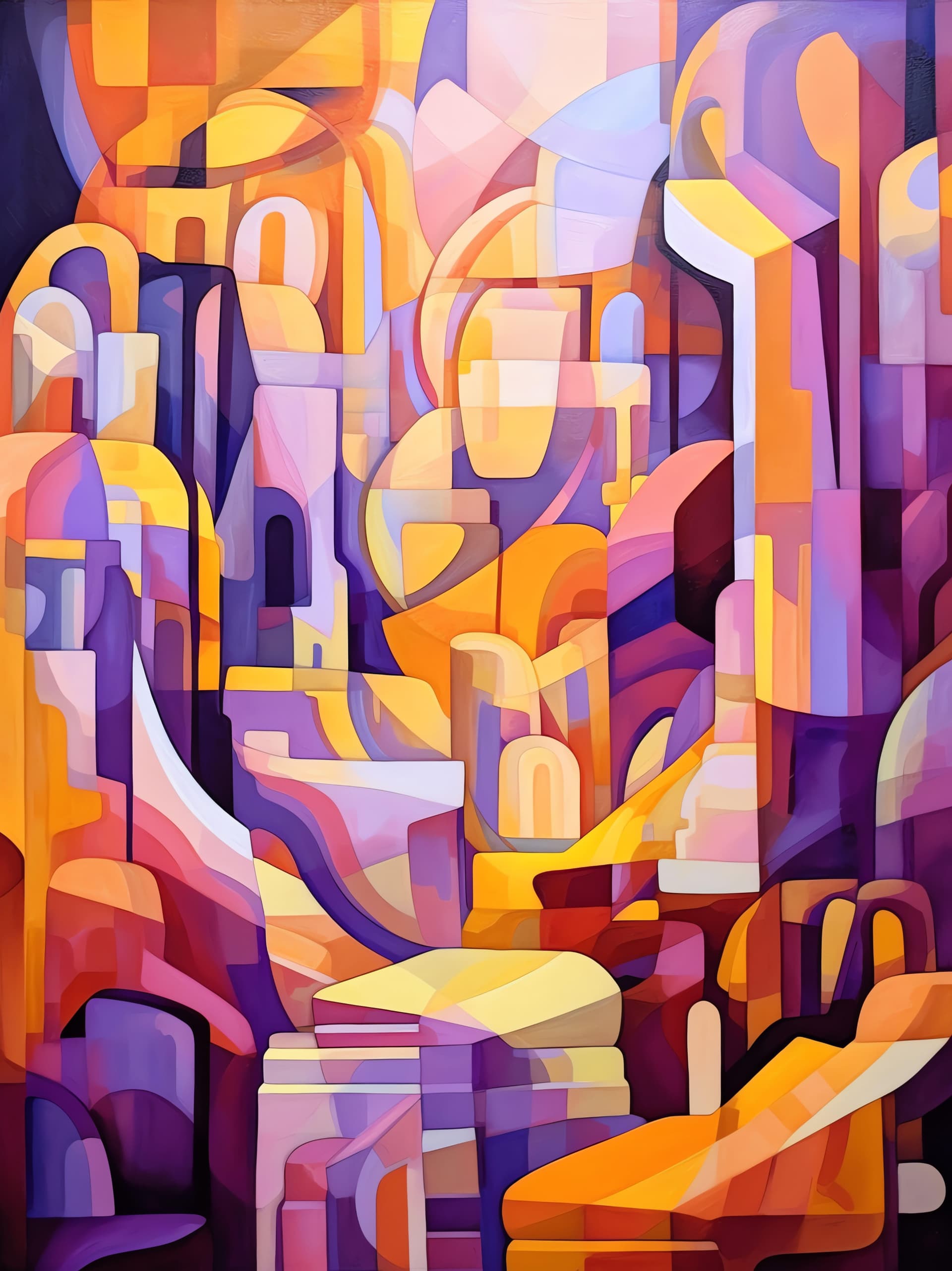 Abstract Cityscape - Pro phone wallpaper