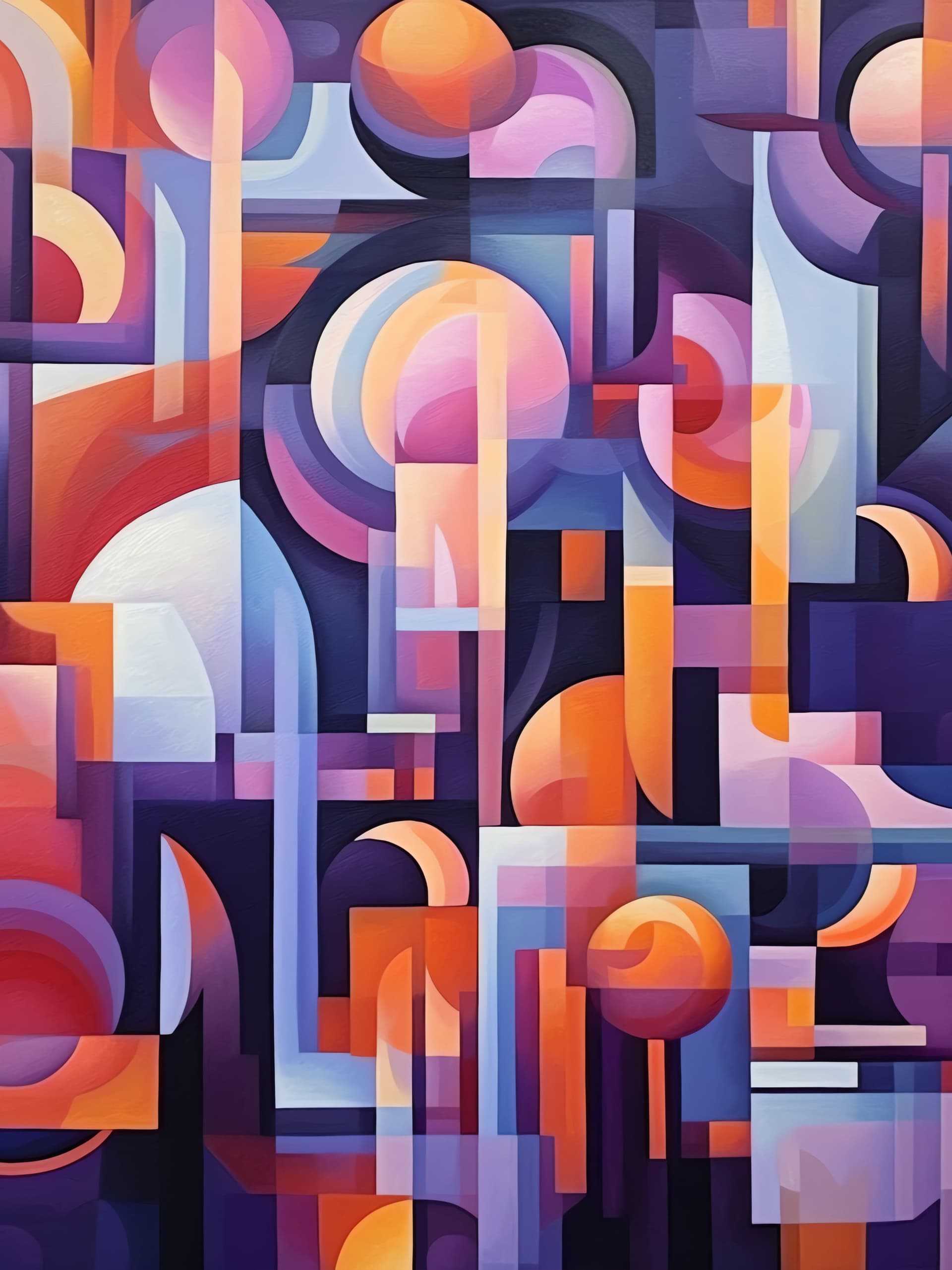 Geometric Abstraction - Pro phone wallpaper