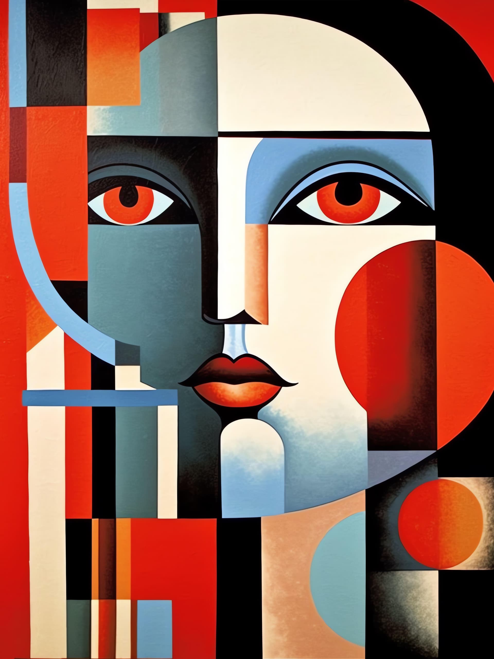 Abstract Face Art - Pro phone wallpaper