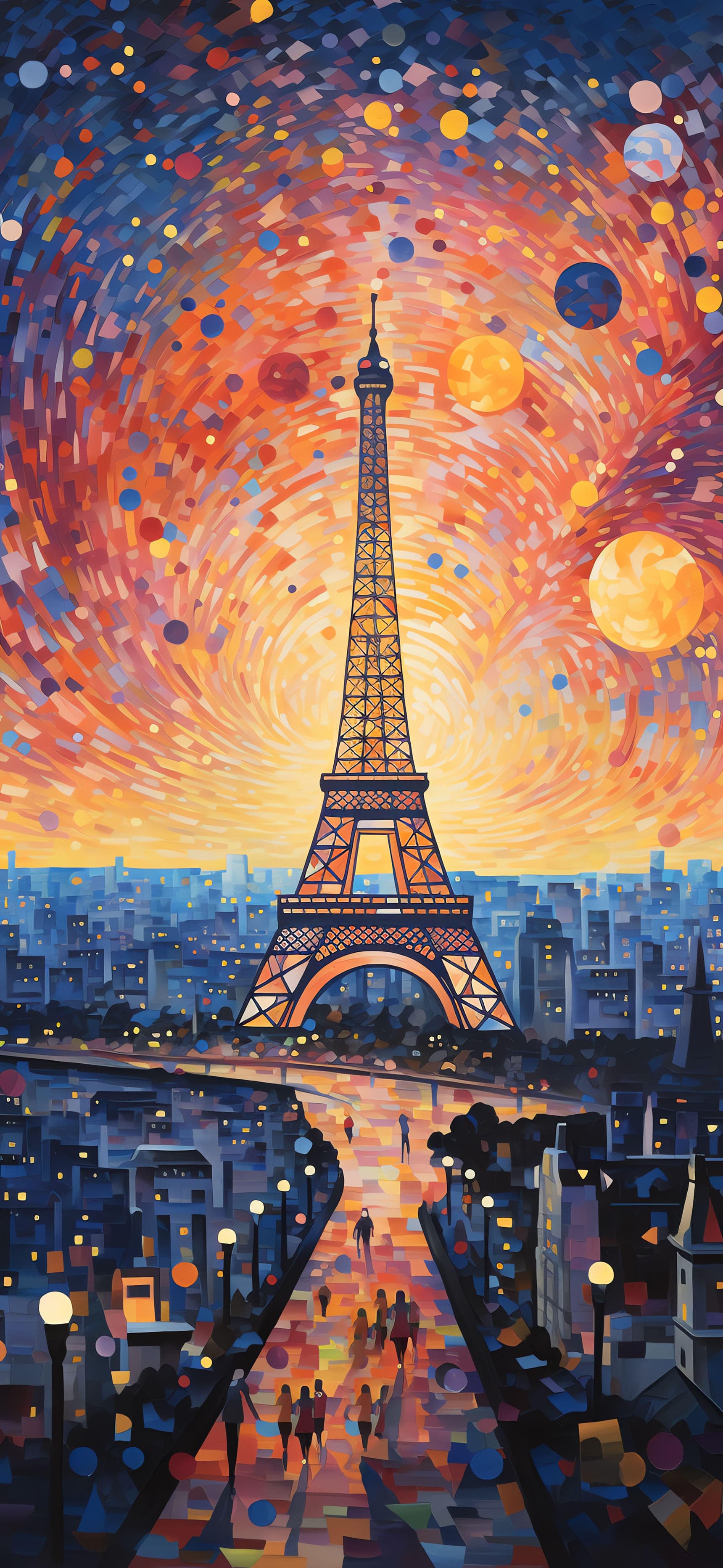Parisian Dreamscape - Pro phone wallpaper