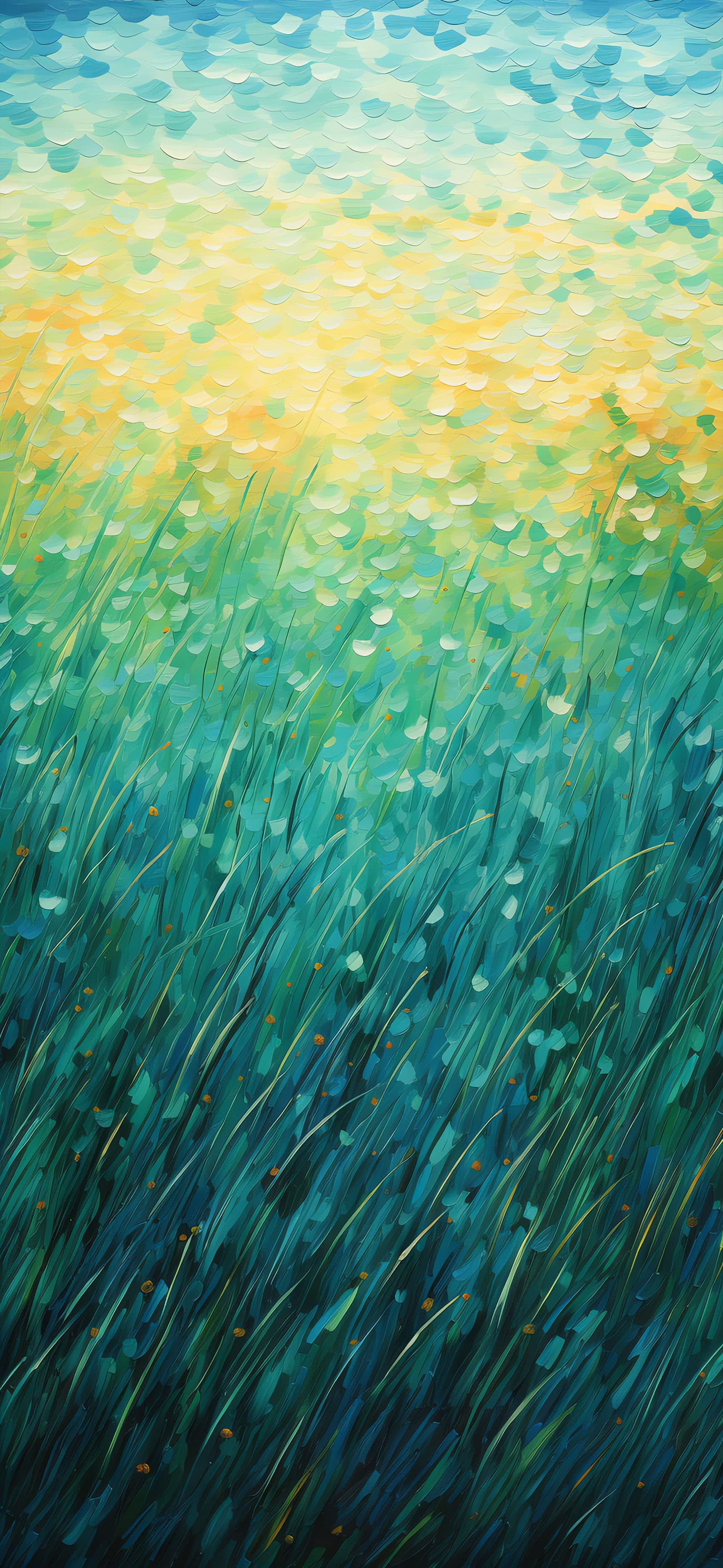 Green Field Art - Pro phone wallpaper