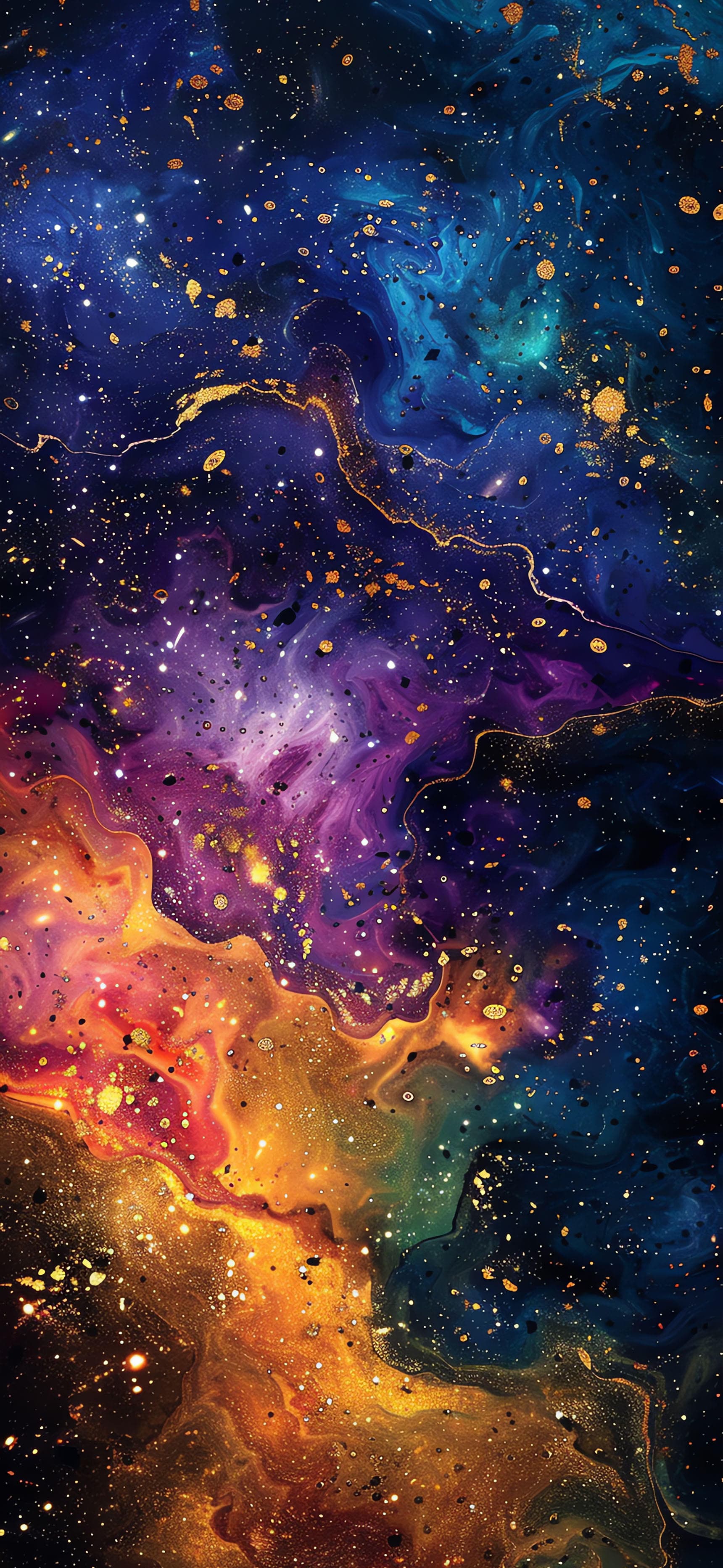 Cosmic Swirls - Pro phone wallpaper