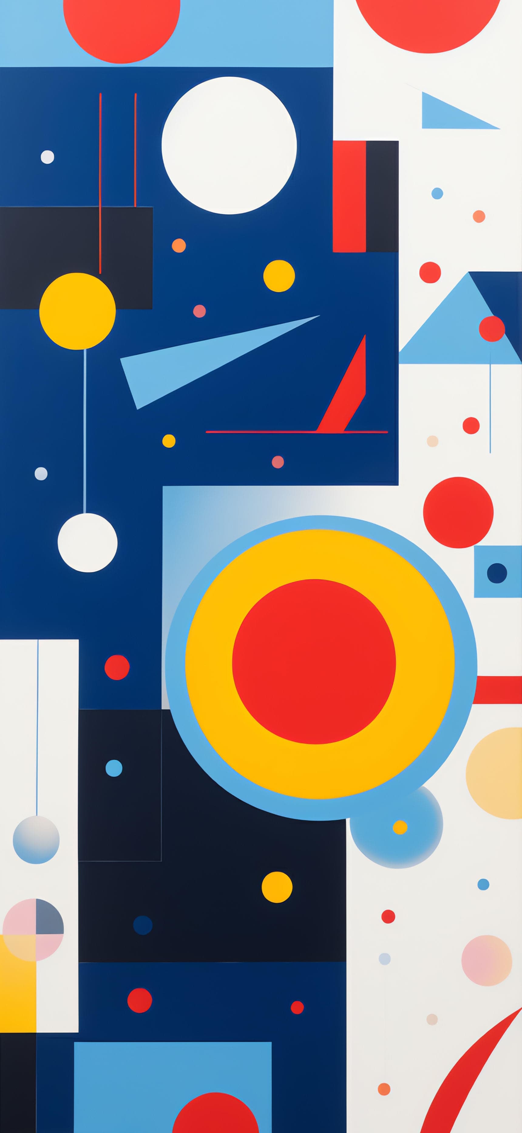 Abstract Geometry Design - Pro phone wallpaper