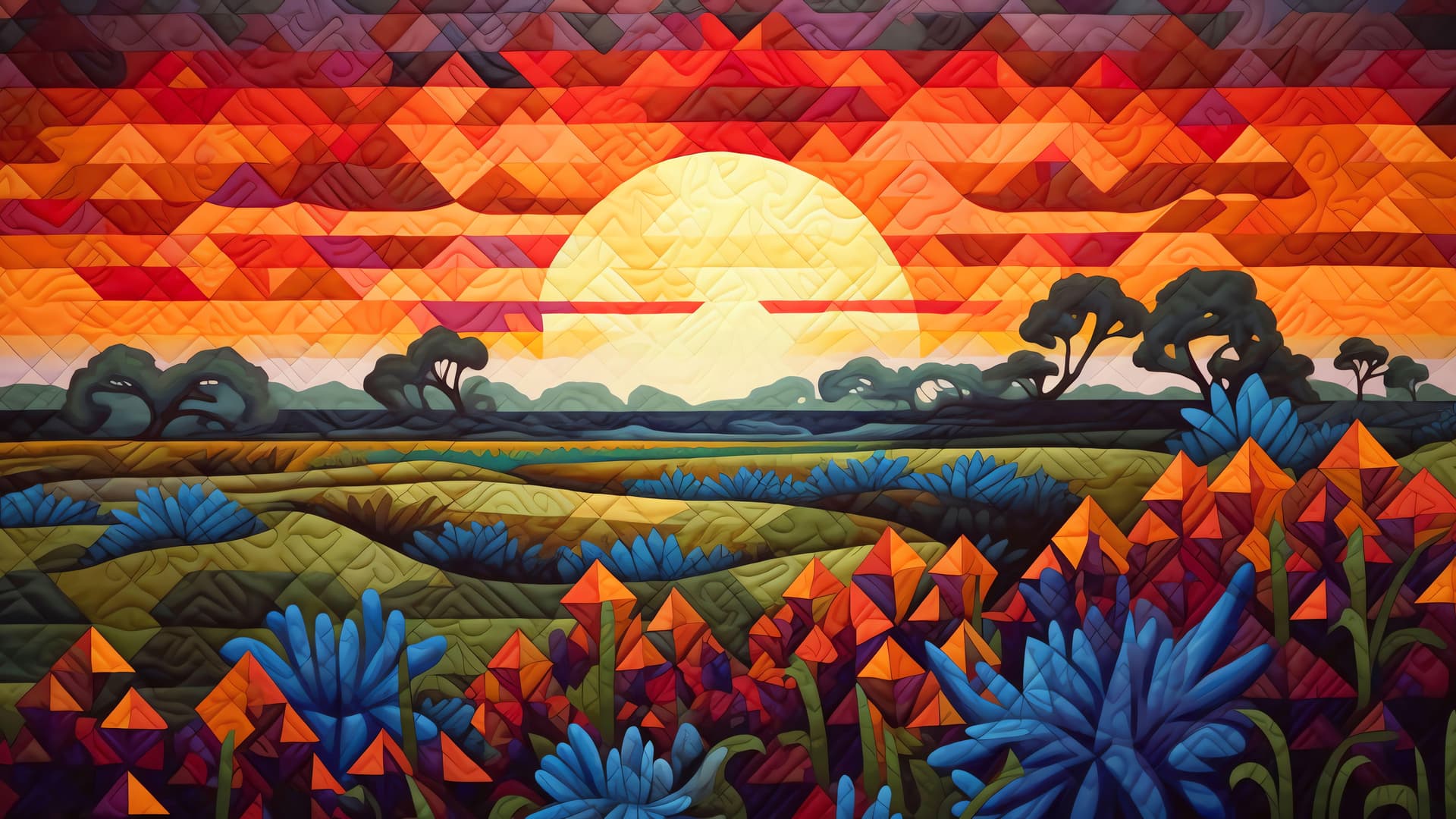 Sunset Landscape - Pro desktop wallpaper