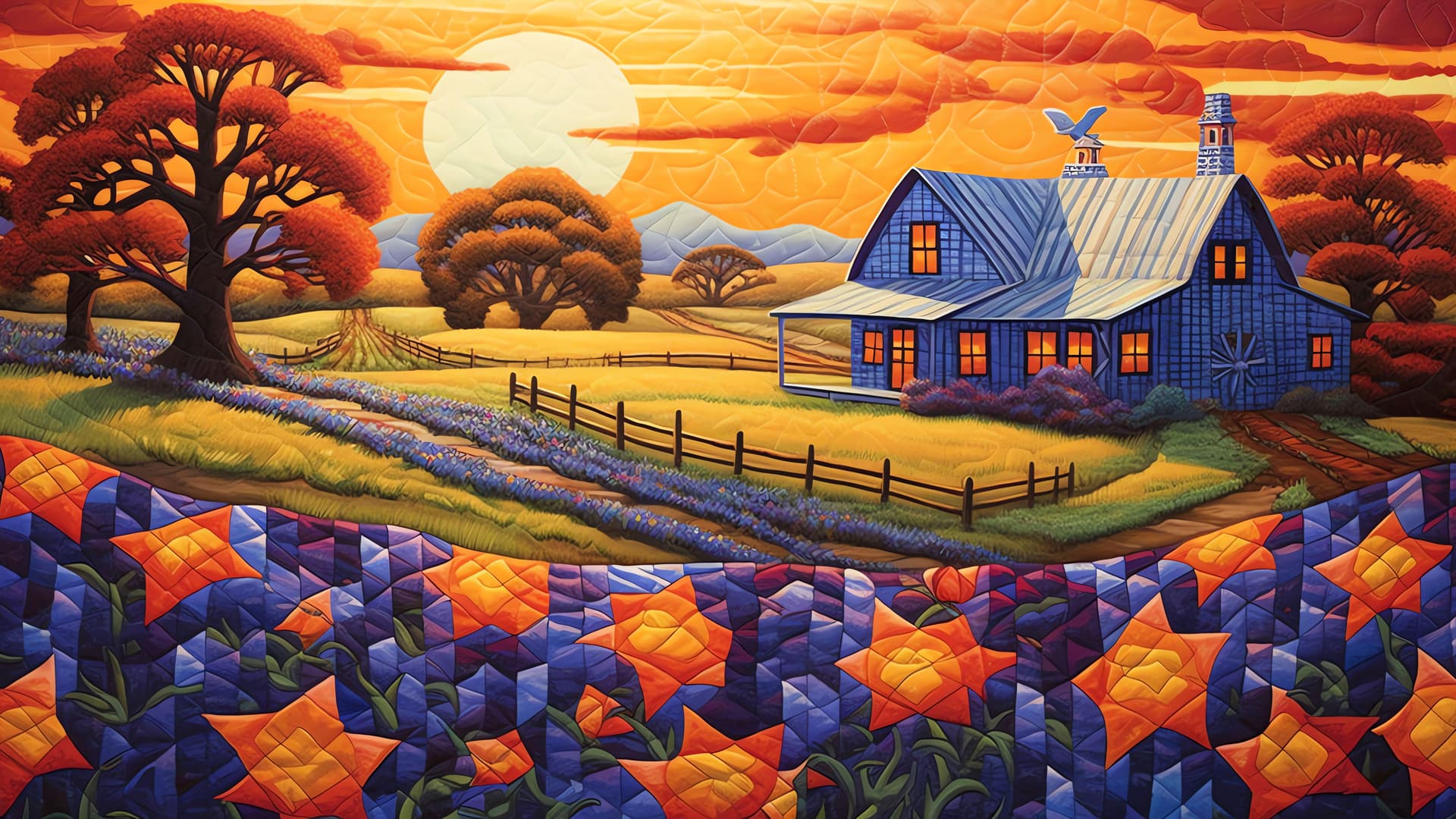 Colorful Landscape - free desktop wallpaper
