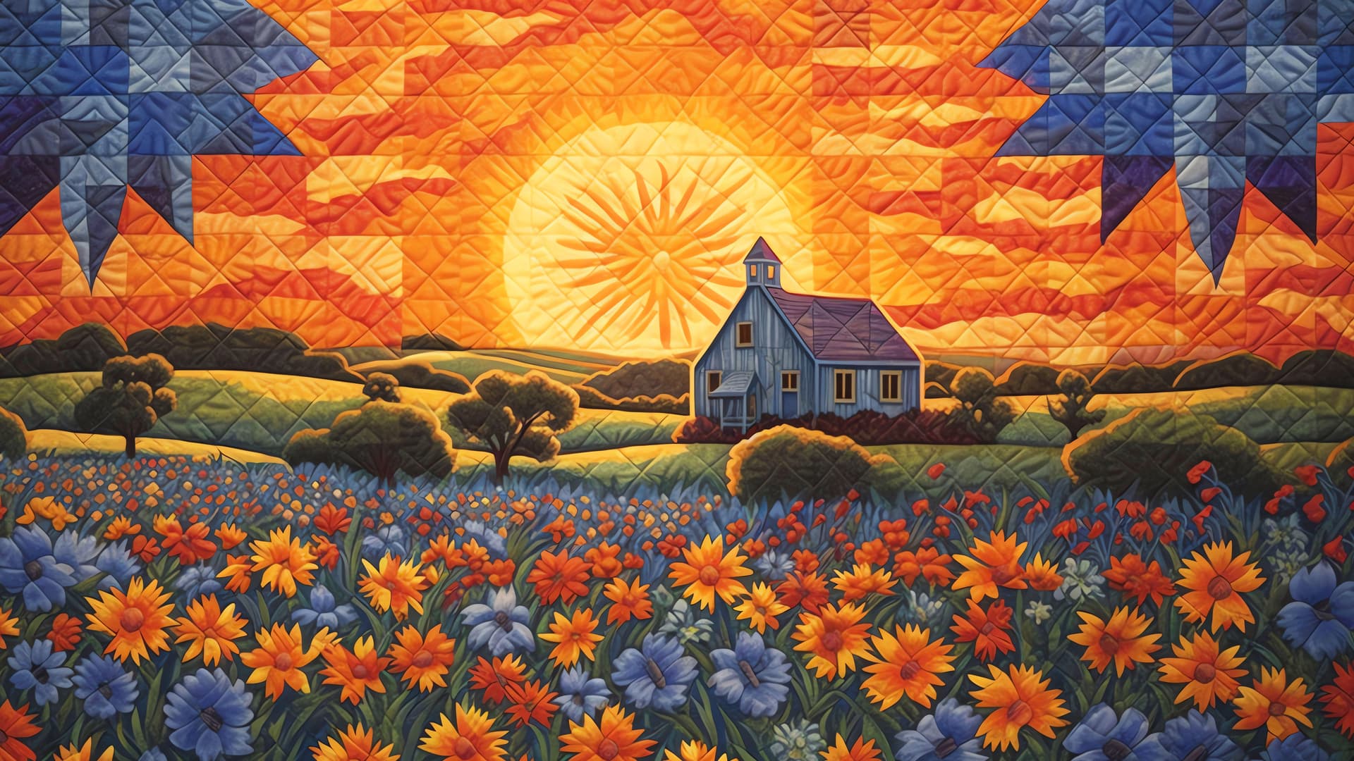 Vibrant Fields - Pro desktop wallpaper