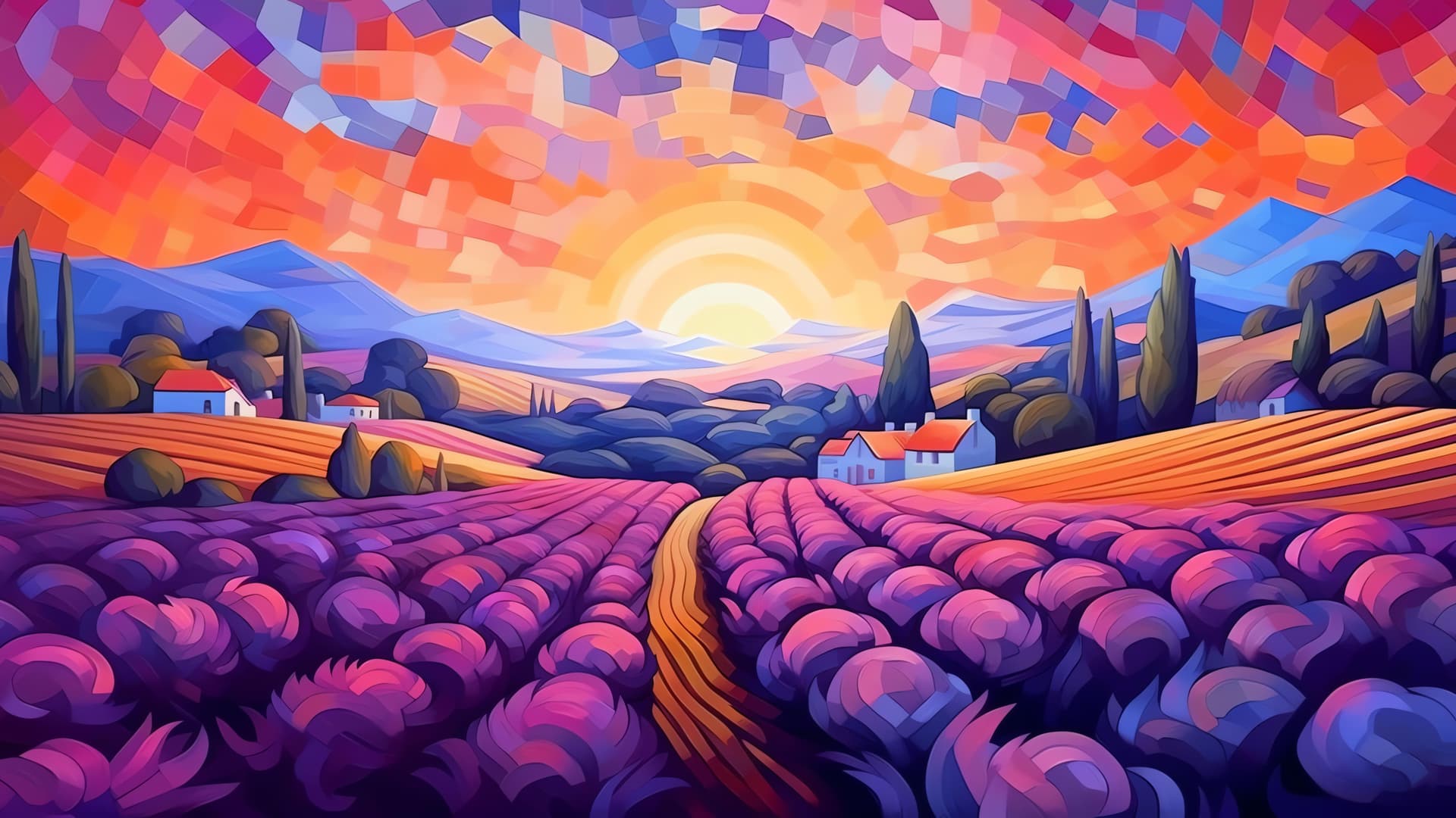 Lavender Hills - Pro desktop wallpaper