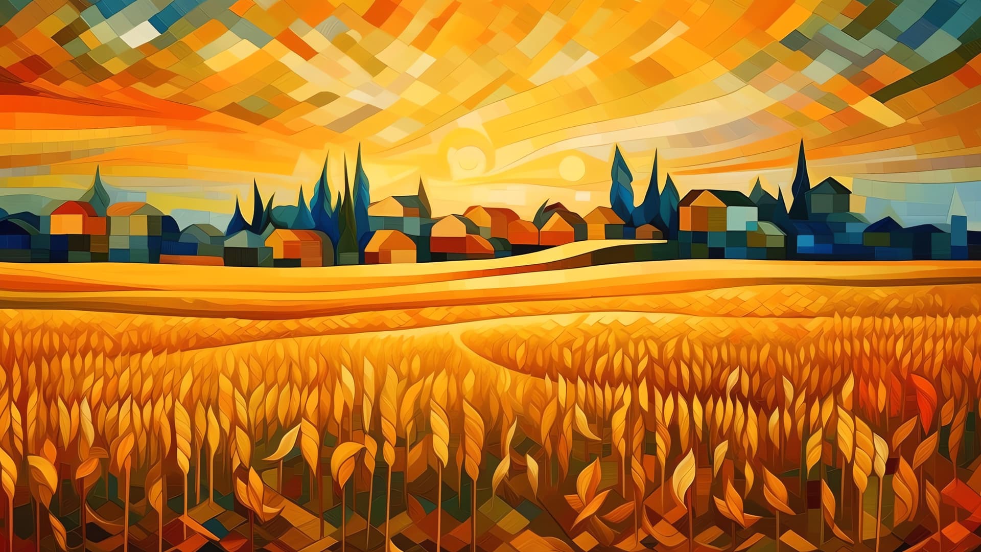 Golden Wheat Field - Pro desktop wallpaper