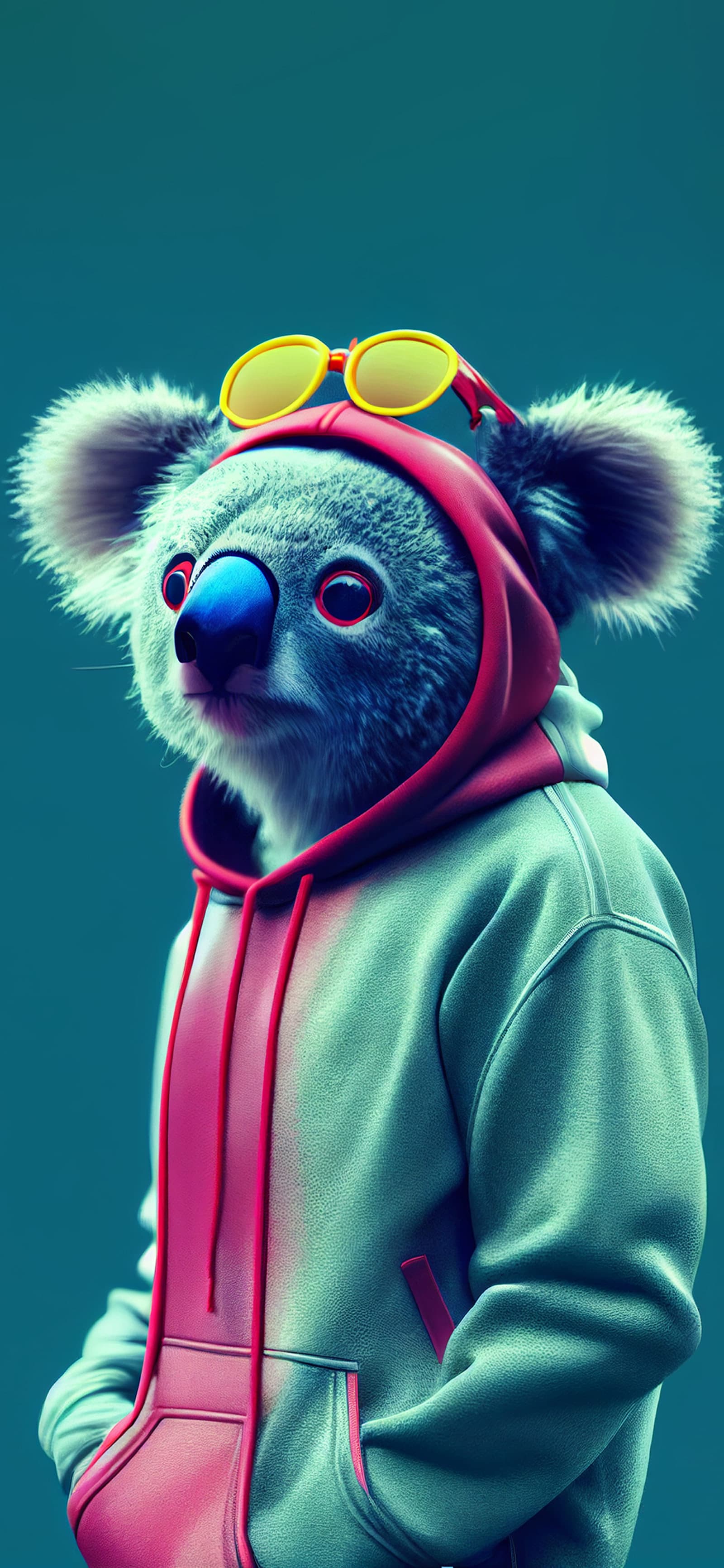 Koala Hoodie Style - Pro phone wallpaper
