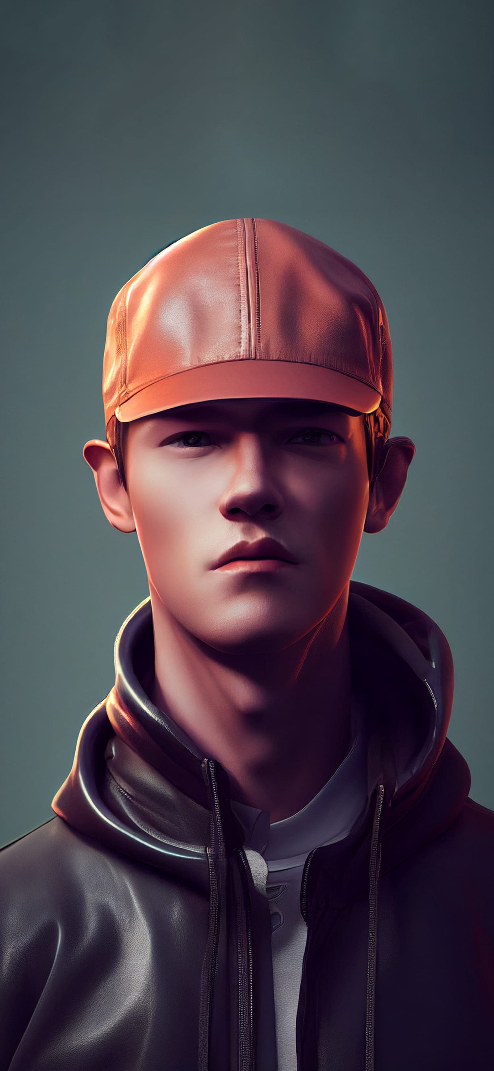 Casual Hoodie Portrait - Pro phone wallpaper