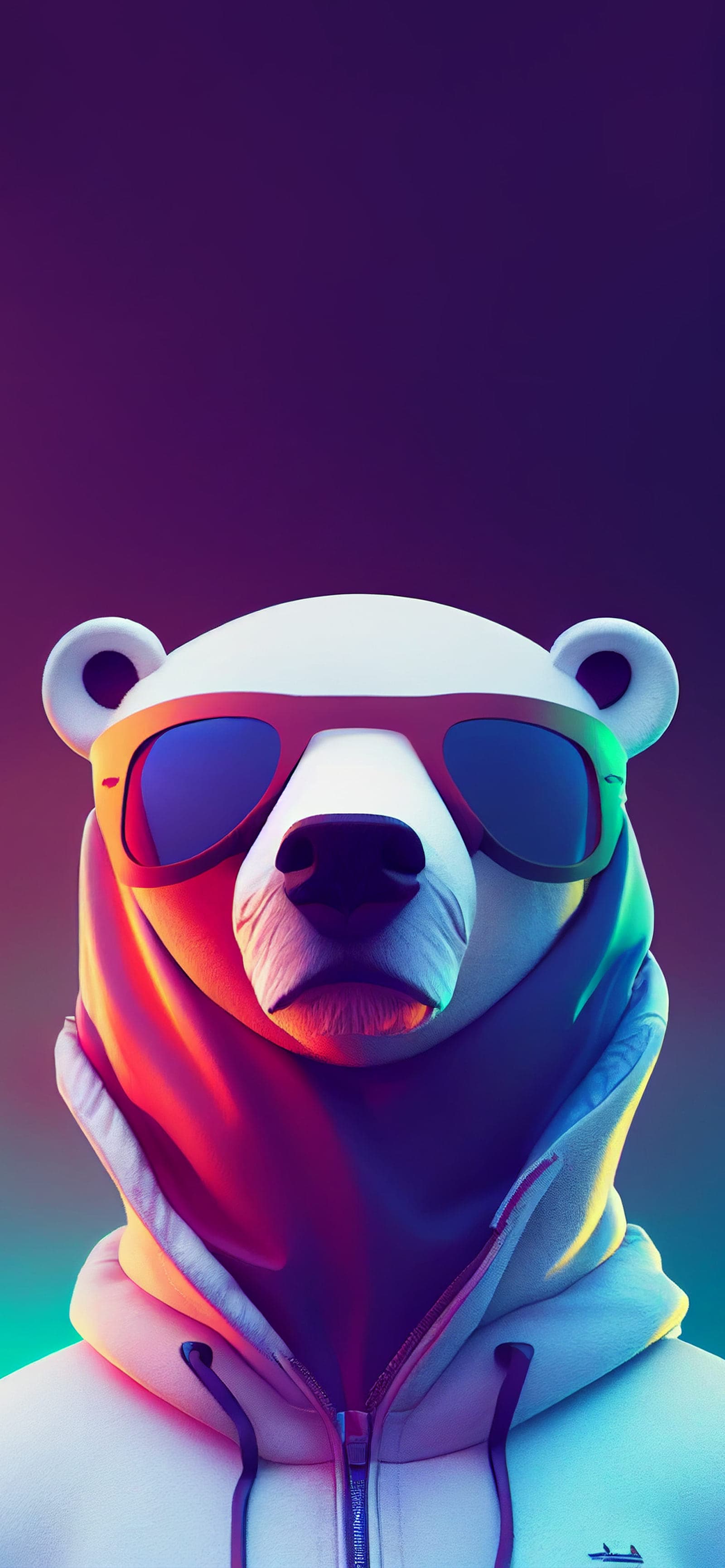 Chill Polar Bear - Pro phone wallpaper