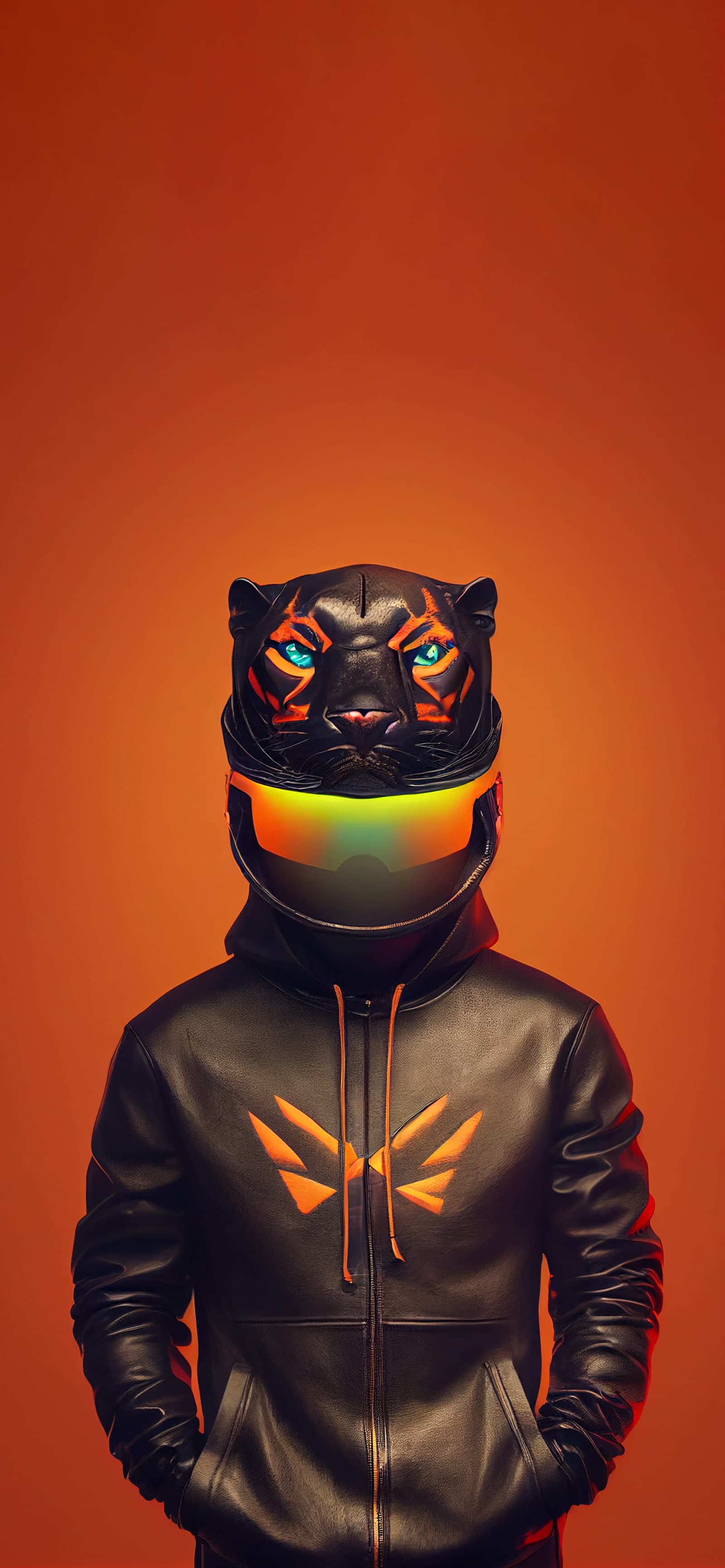 Panther Rider Helmet - Pro phone wallpaper