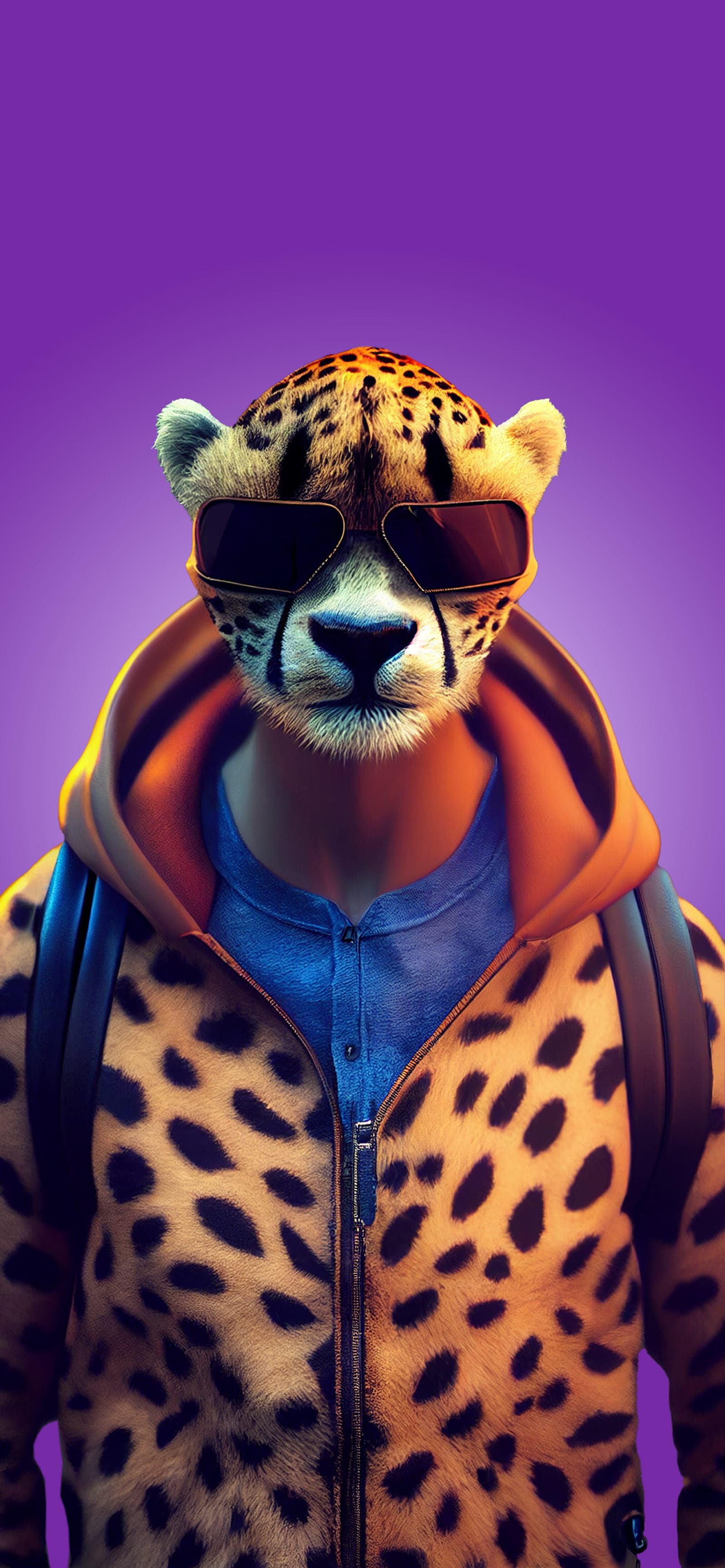 Cheetah Casual - Pro phone wallpaper