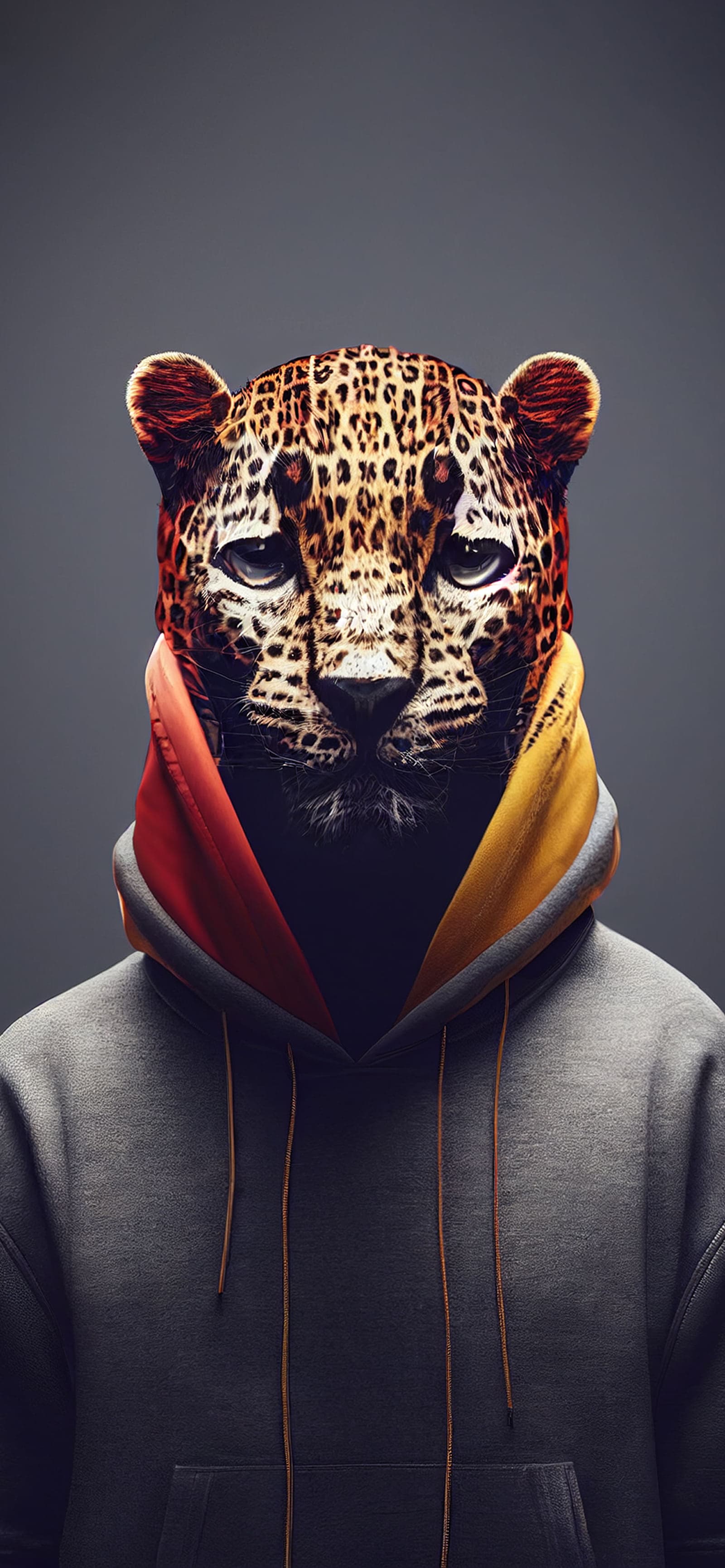 Leopard Hoodie - Pro phone wallpaper
