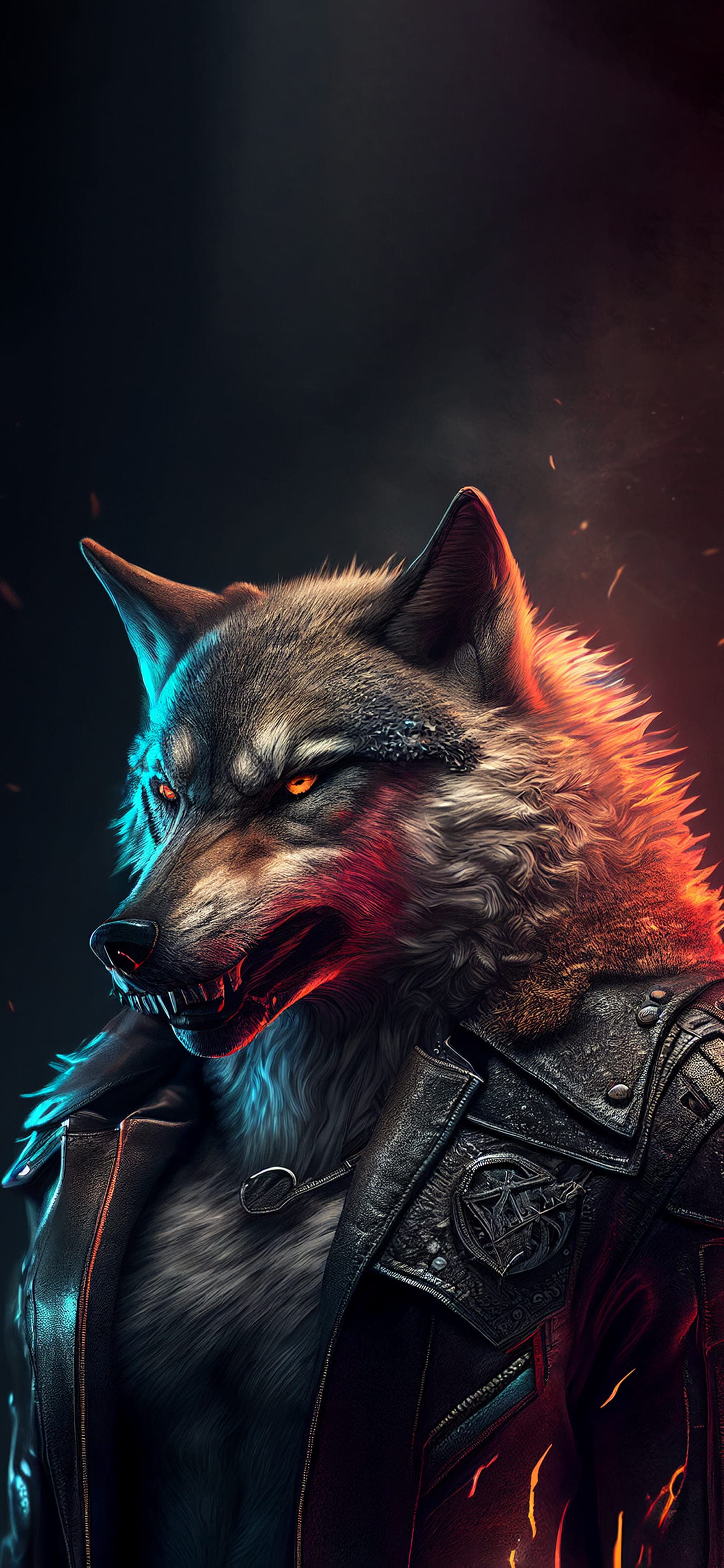 Wolf Rider - Pro phone wallpaper