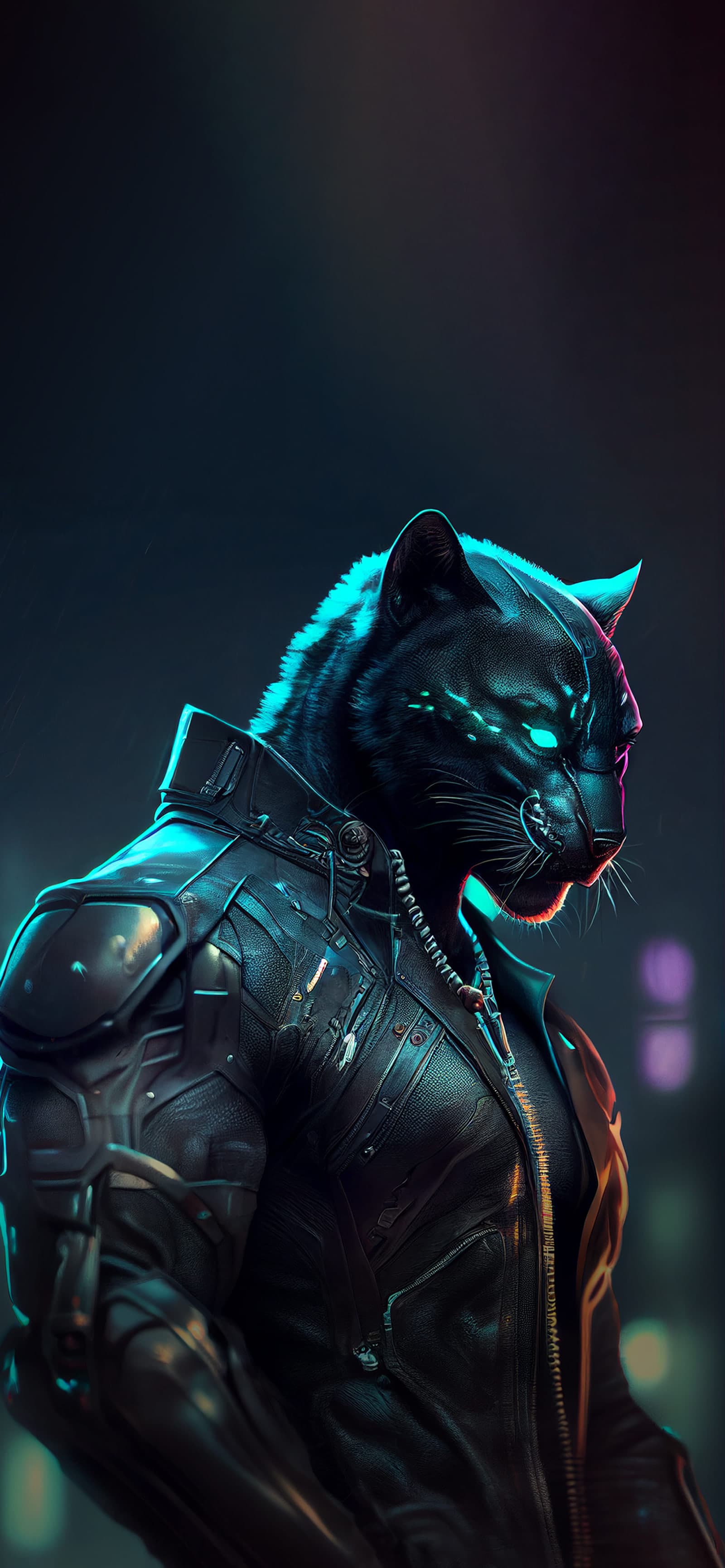 Cyber Panther - Pro phone wallpaper