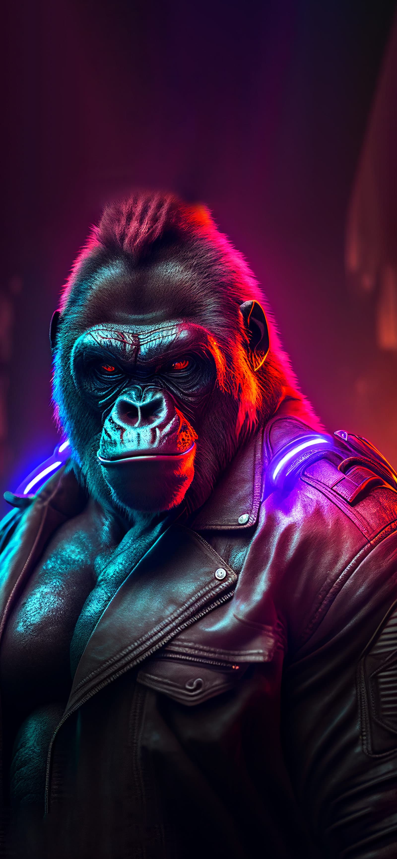 Gorilla Biker - Pro phone wallpaper