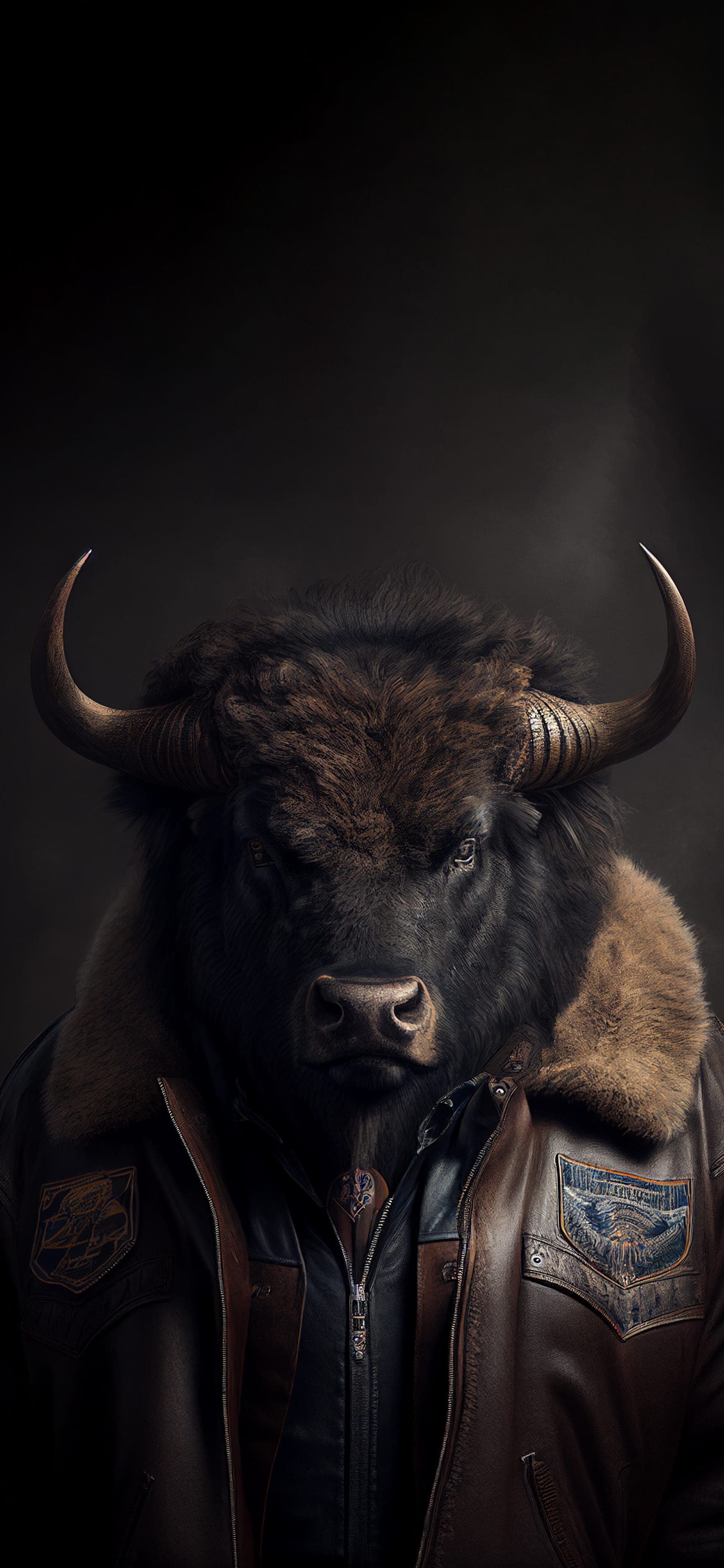 Buffalo Biker - Pro phone wallpaper