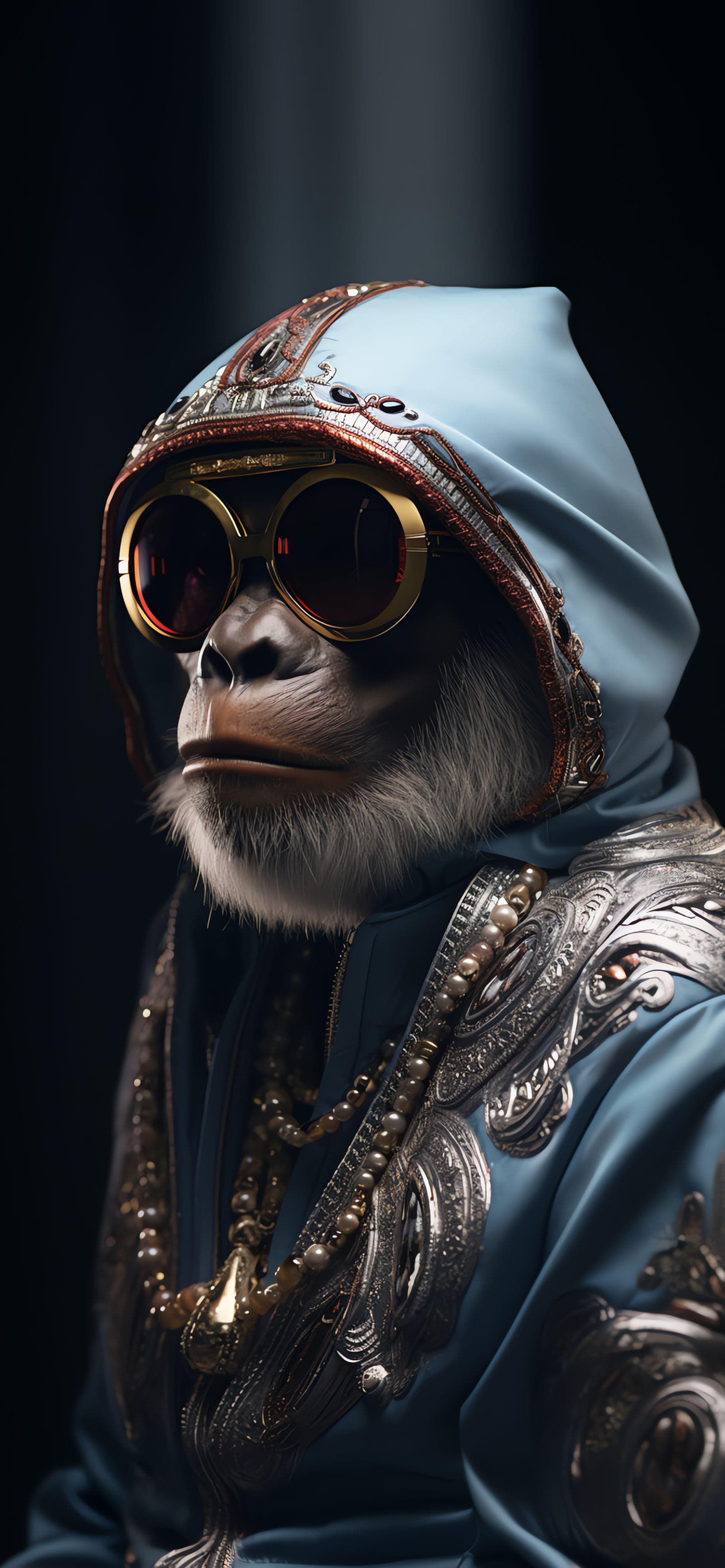 Monkey Blue Drip - Pro phone wallpaper