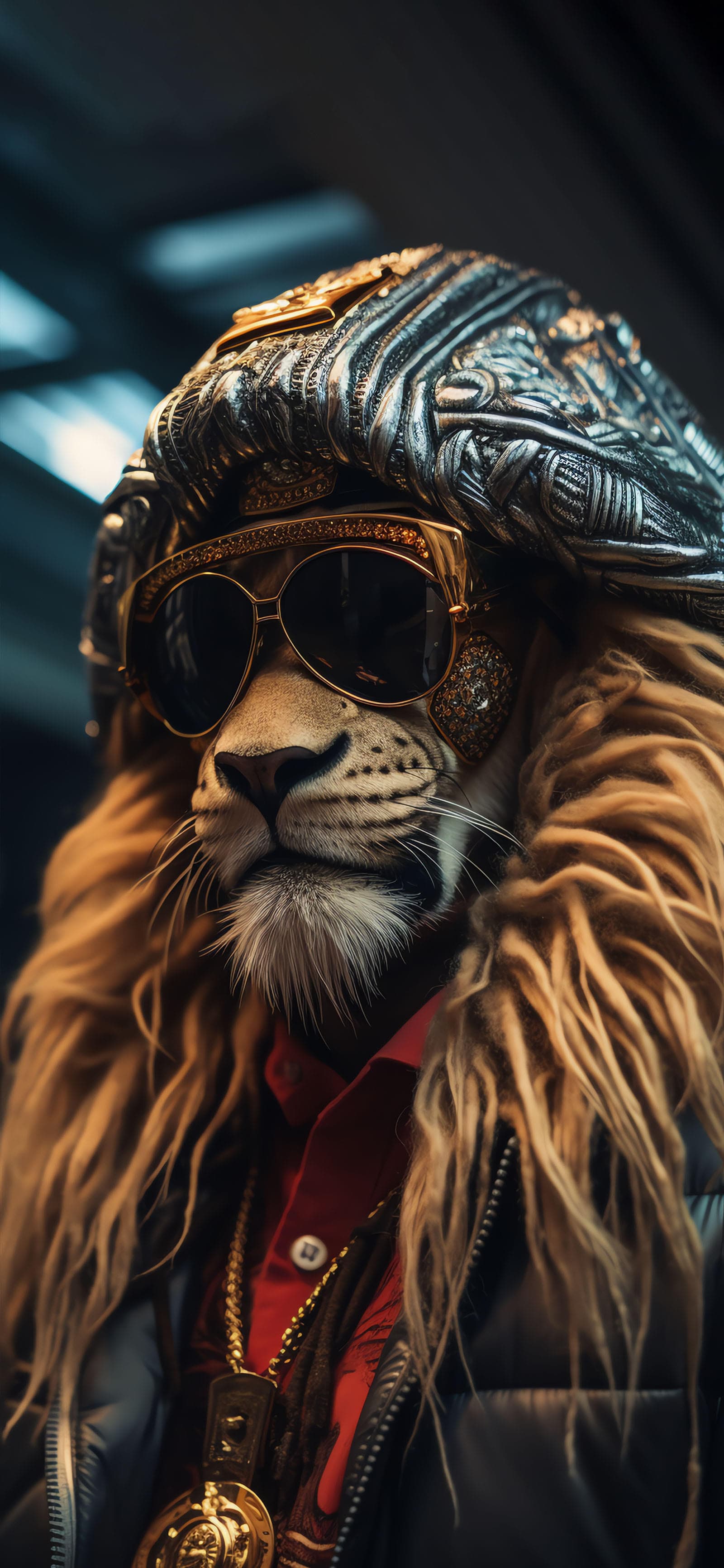 Lion Urban Style - Pro phone wallpaper