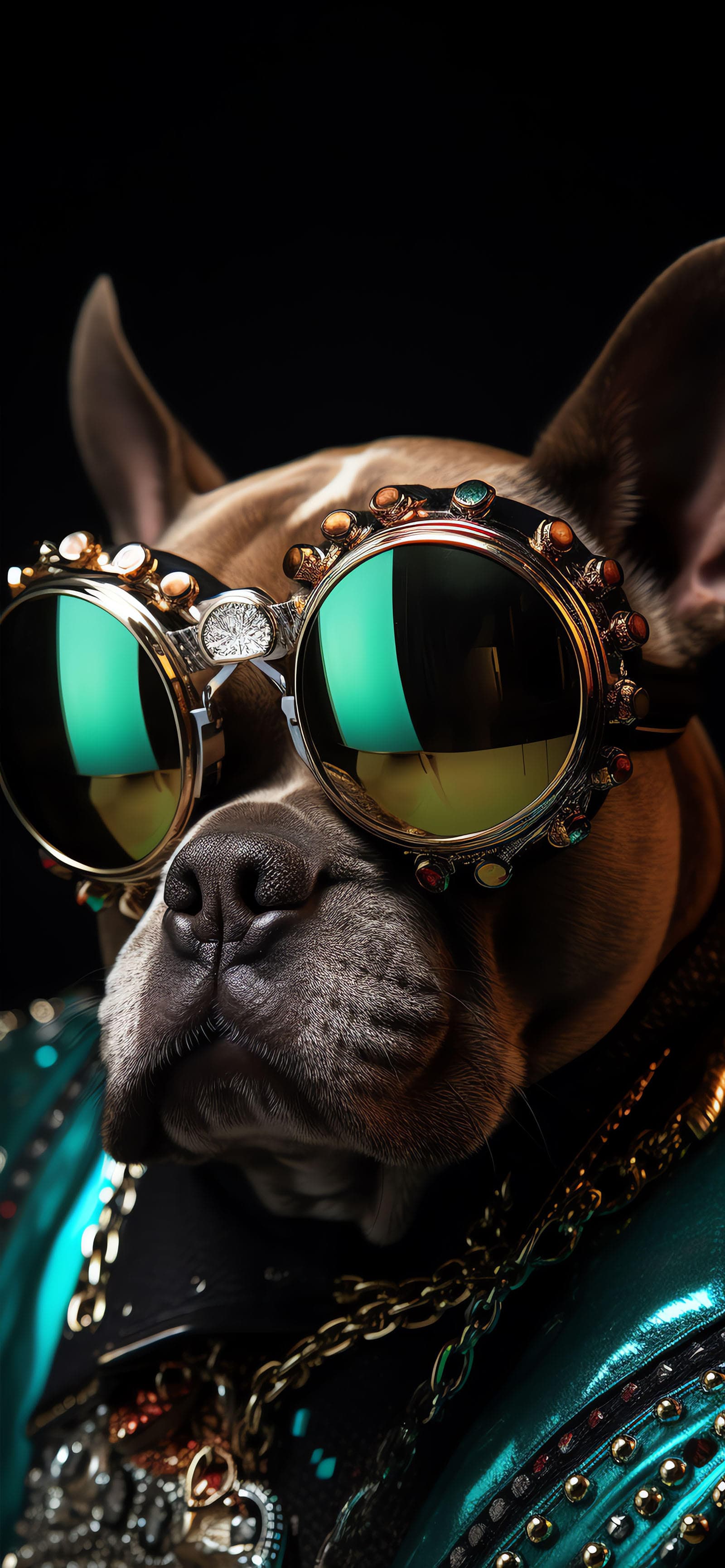 Goggled Frenchie Swag - Pro phone wallpaper